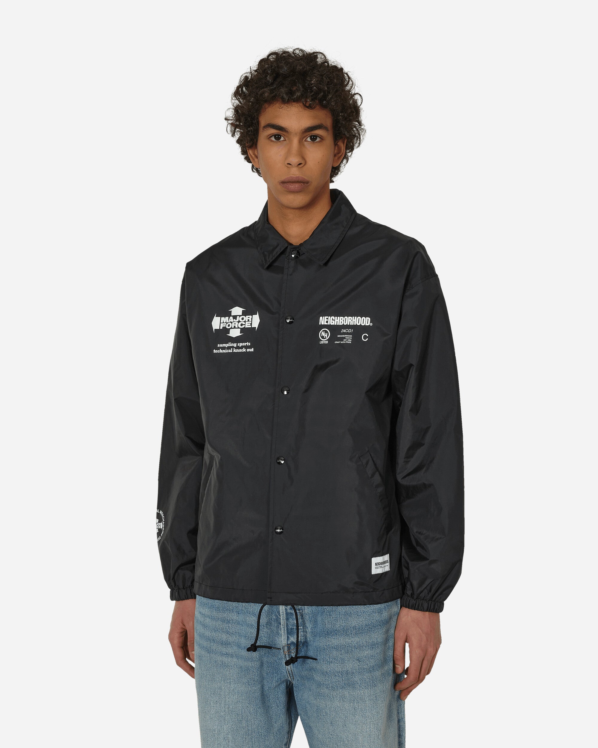 Major Force Windbreaker Jacket Black