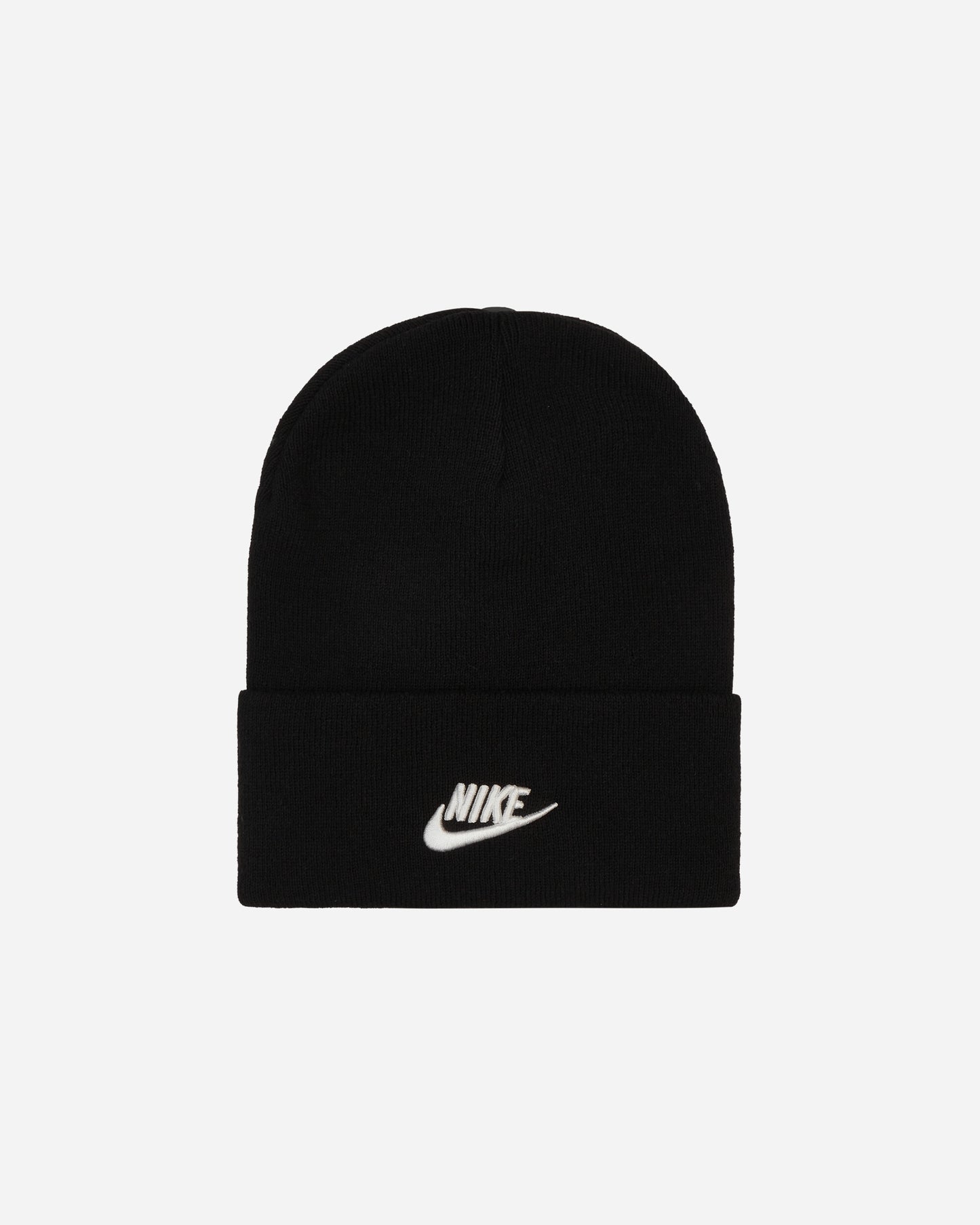 Nike U Nk Peak Beanie Tc Fut L Black/White Hats Beanies FB6528-010