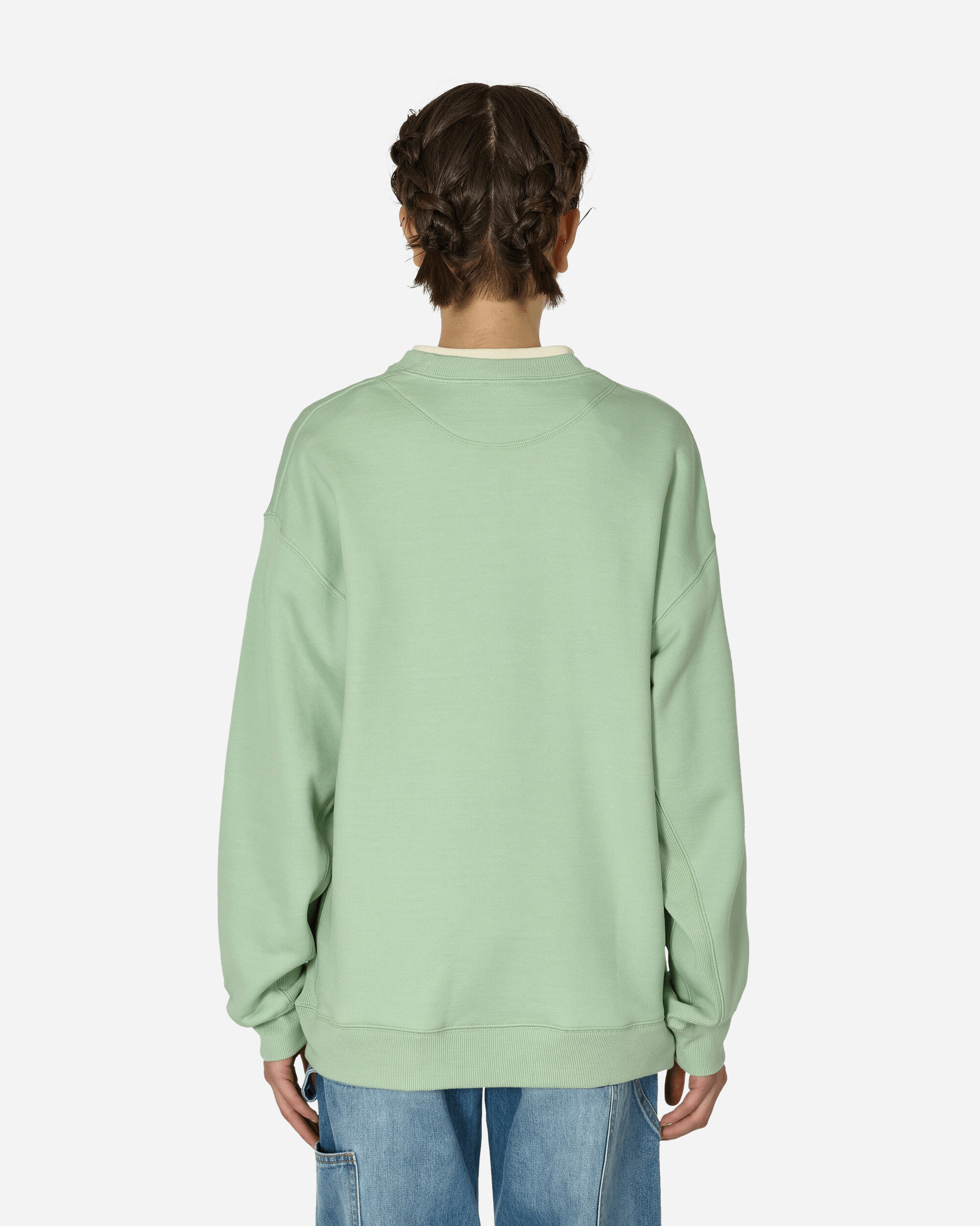 Nike U Nk Wool Classics Crew Honeydew Sweatshirts Crewneck FV4883-343