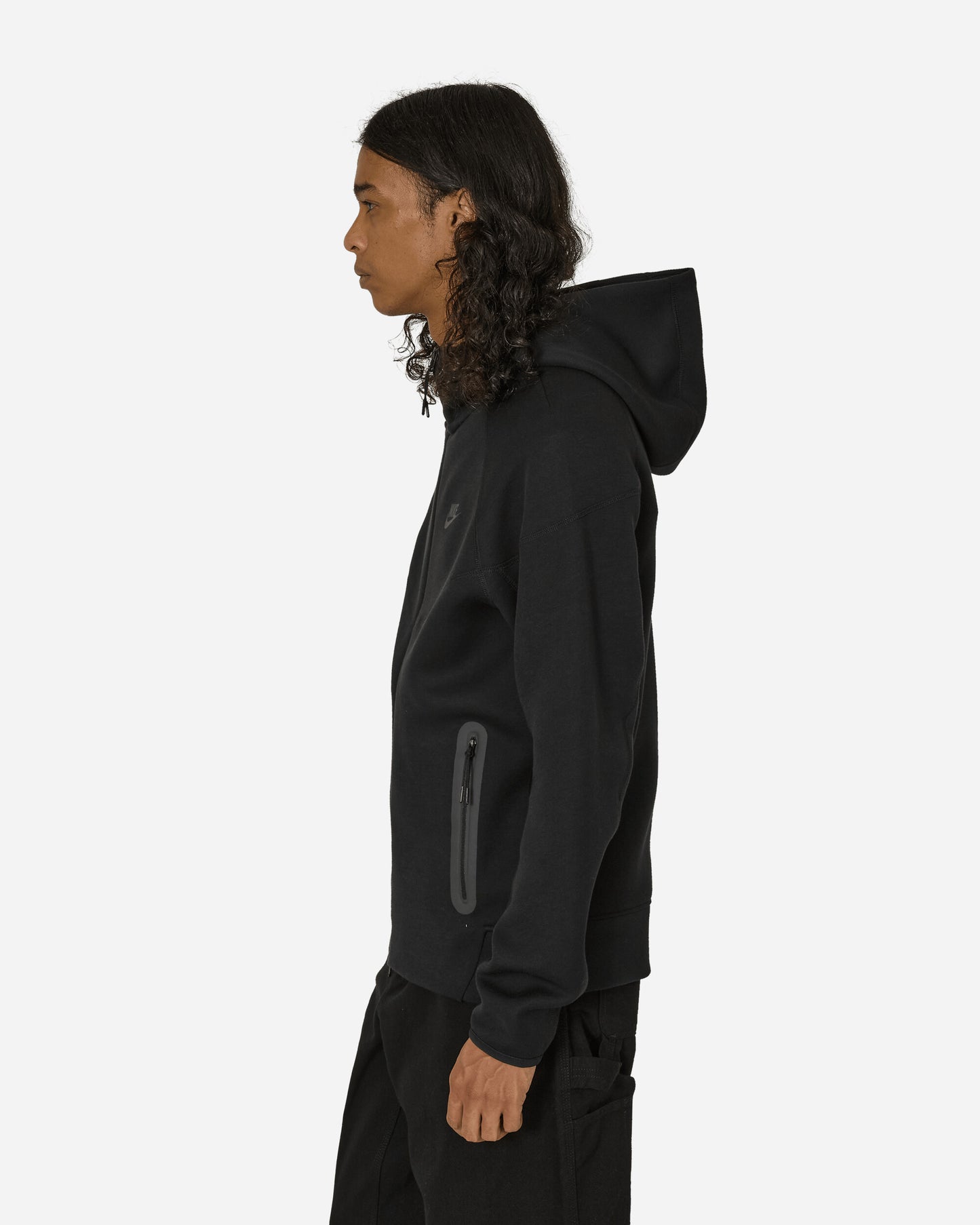 Nike M Nk Tch Flc Fz Wr Hoodie Black/Black Sweatshirts Hoodies FB7921-010