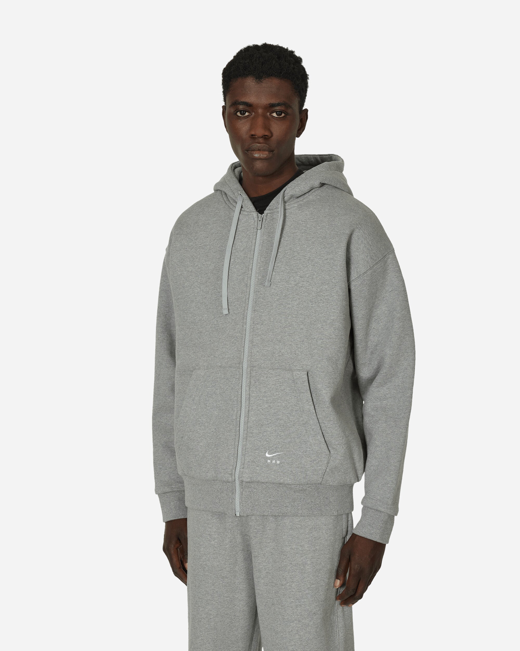 Nike U Nrg Mt Flc Hd Grey Heather Sweatshirts Hoodies DR5362-050