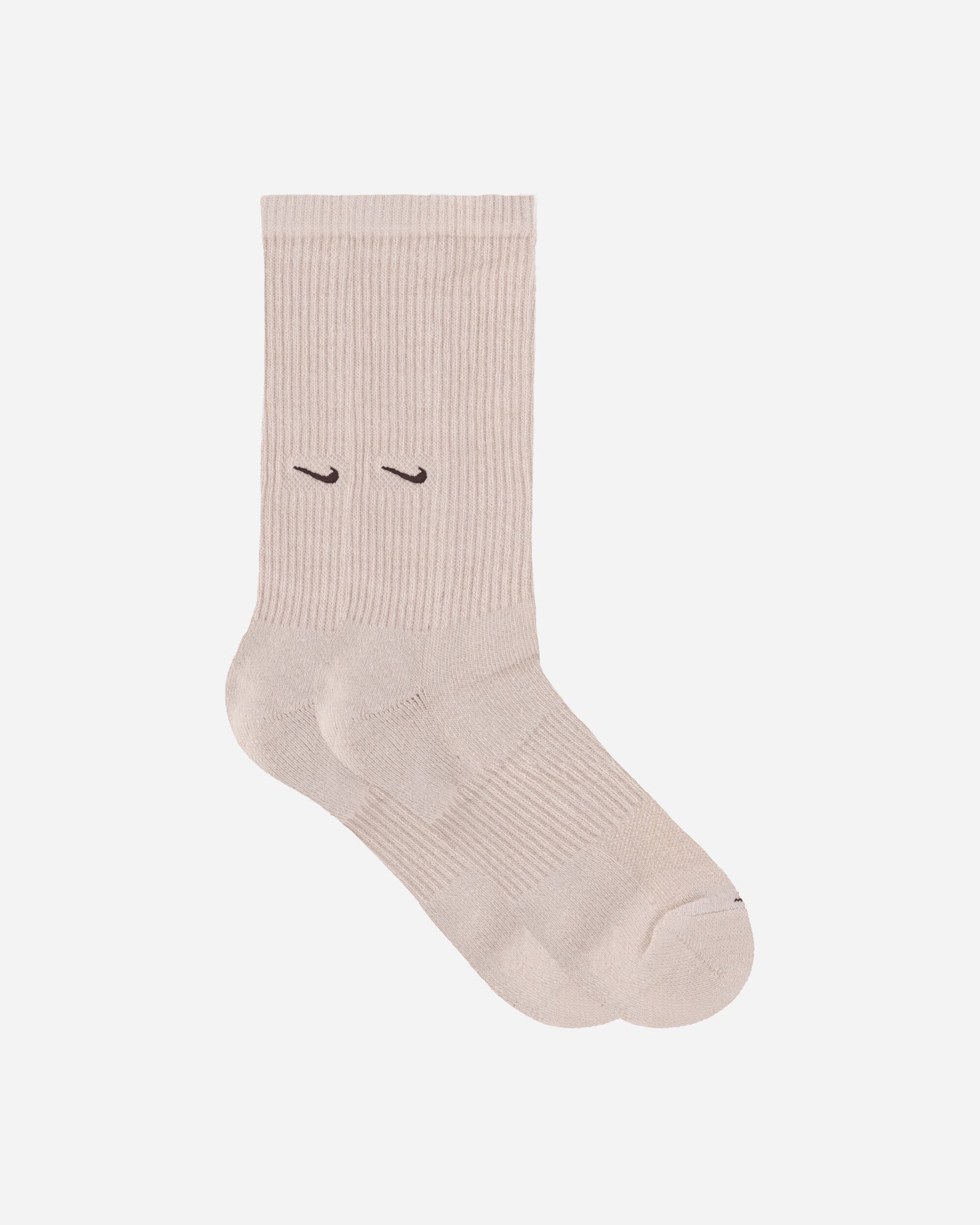 Nike U Nk Ed Csh Crew 2P-144 Embrdy Sanddrift/Earth Underwear Socks FZ3073-126