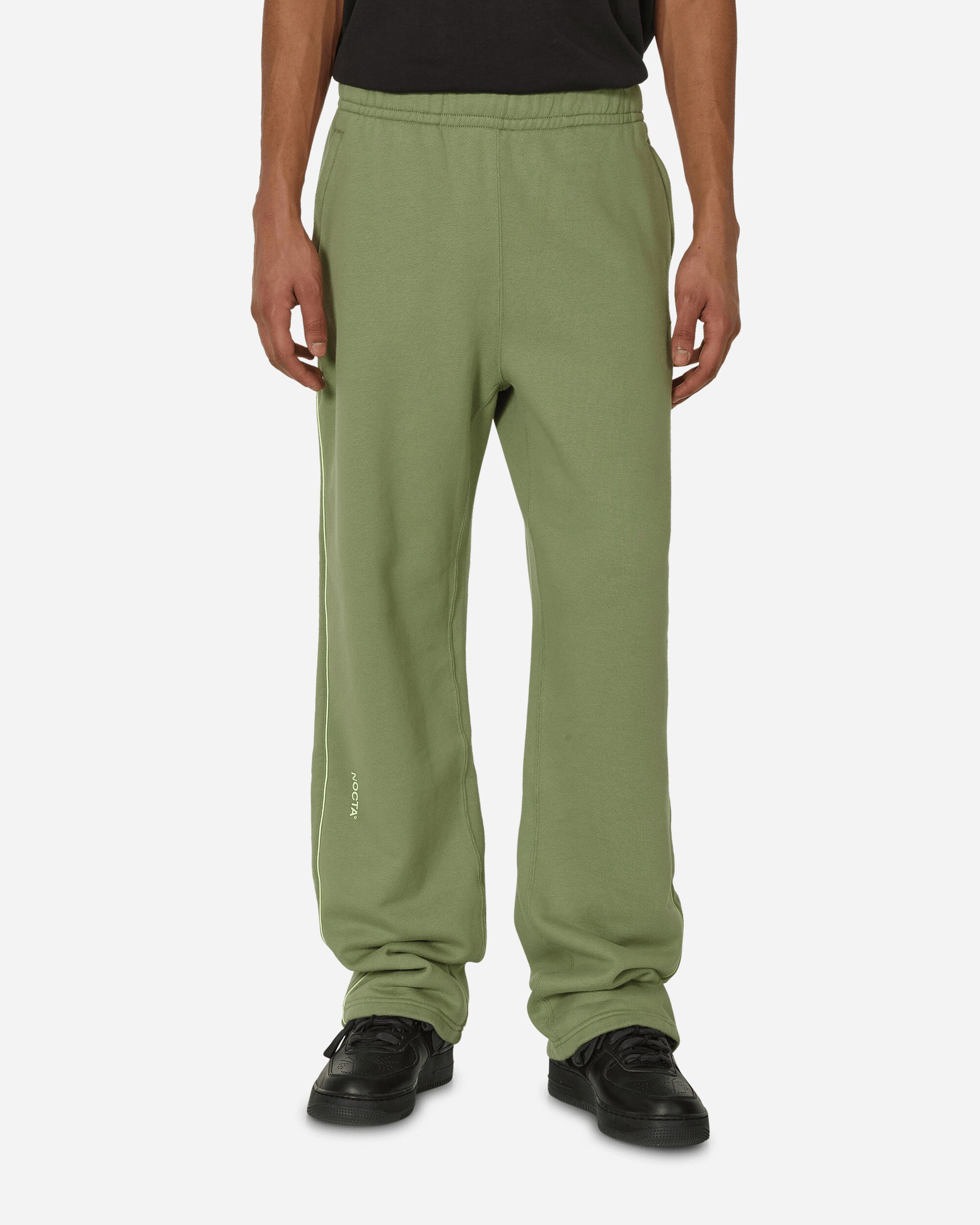 Nike M Nrg Nocta Cs Pant Flc Oh Oil Green/Lt Liquid Lime Pants Sweatpants FZ4675-386