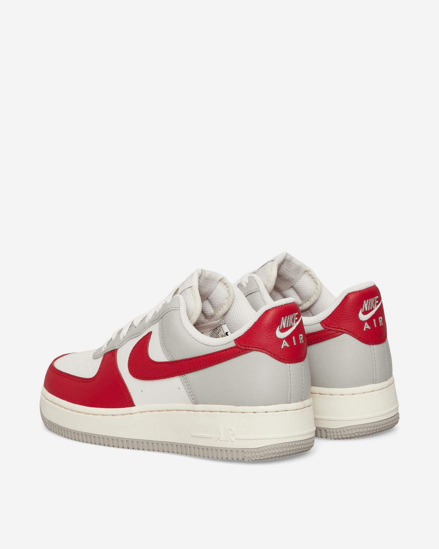 Nike Air Force 1 '07 Lv8 Lt Iron Ore/Gym Red Sneakers Mid HJ9094-012