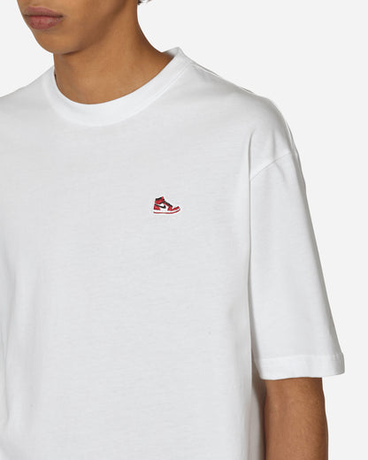 Nike Jordan M J Brand Snkr Ptch Ss Crew White T-Shirts Shortsleeve FN5982-100