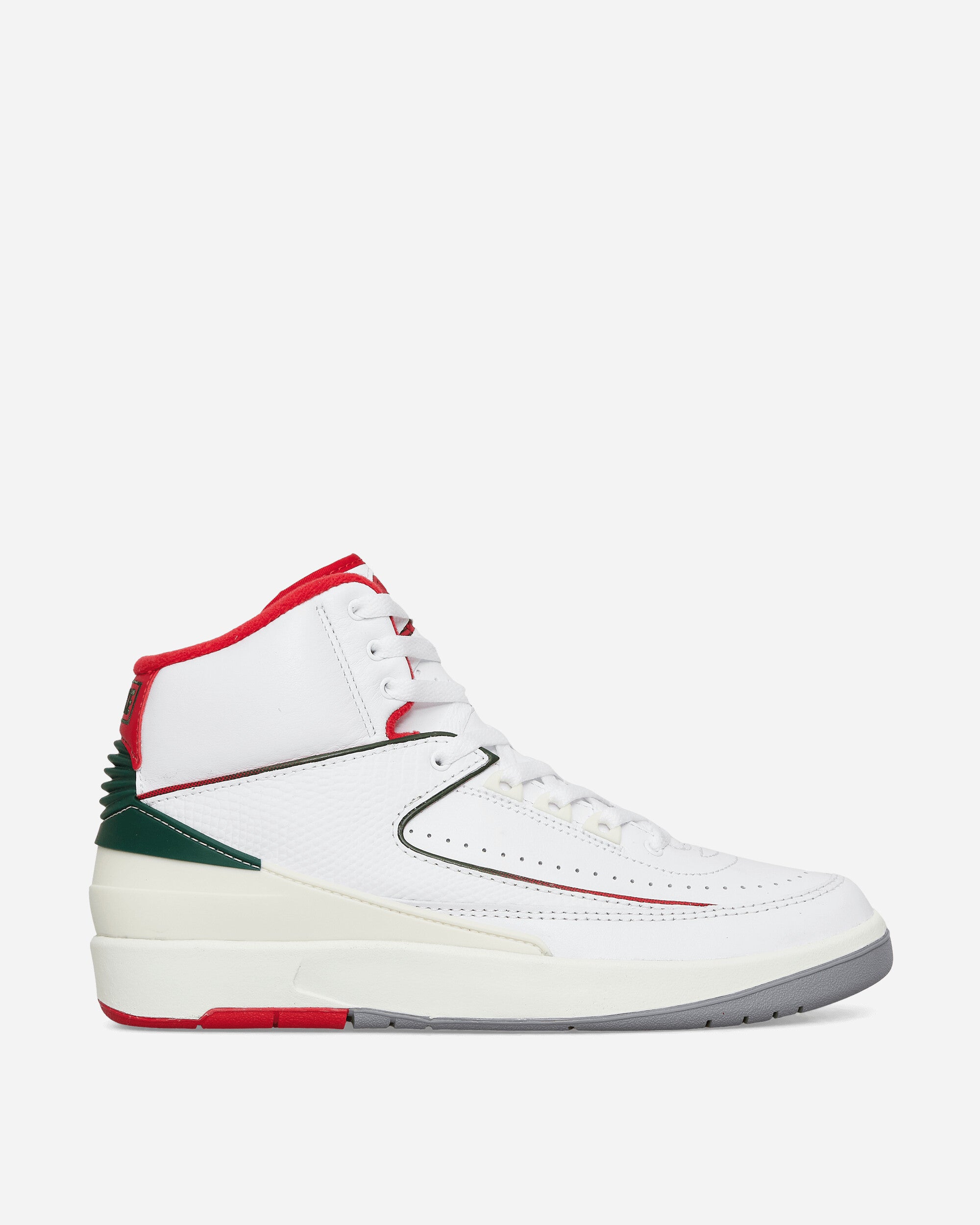 Air Jordan 2 Retro Sneakers White / Fire Red / Fir / Sail – Slam Jam