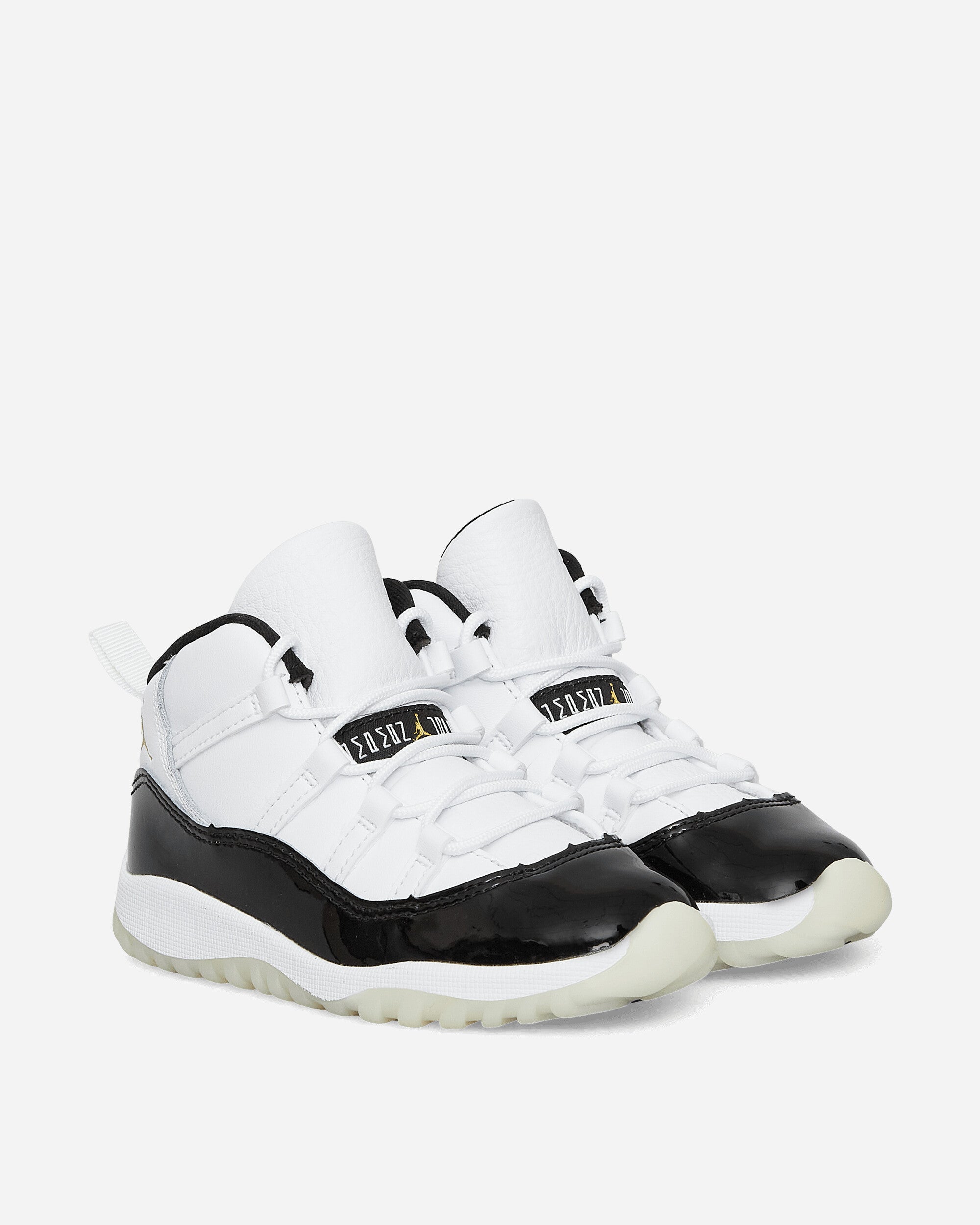 Air Jordan 11 Retro (TD) Sneakers  White / Metallic Gold / Black