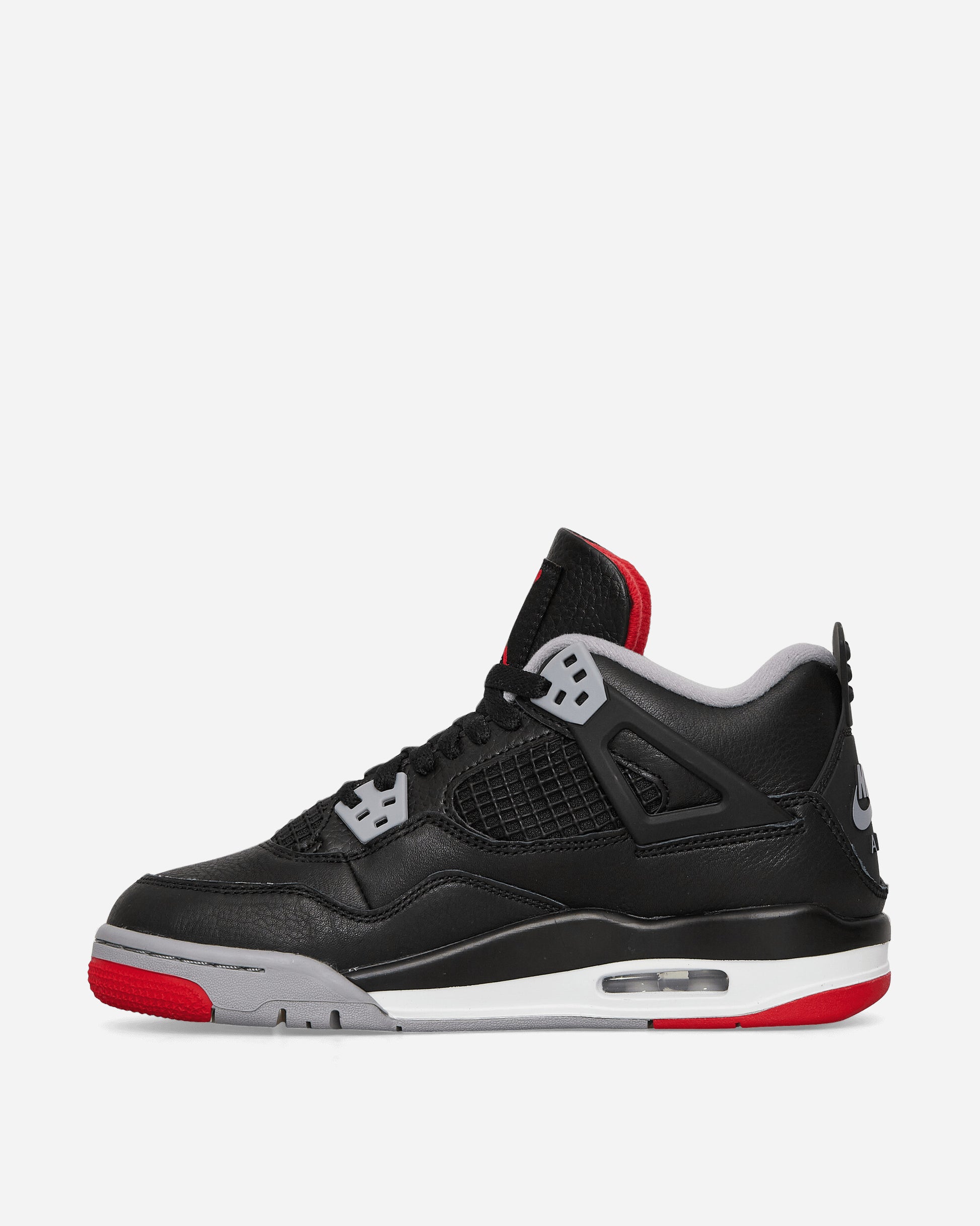 Nike Jordan Air Jordan 4 Retro (Gs) Black/Fire Red Sneakers Mid FQ8213-006