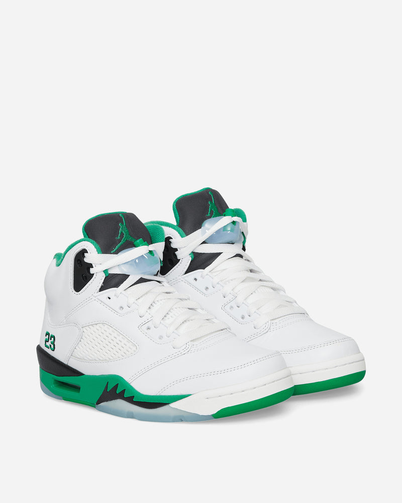 WMNS Air Jordan 5 Retro Sneakers White / Lucky Green
