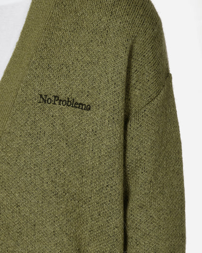 No Problemo No Problemo Brushed Mohair Cardigan Black/Olive Knitwears Cardigans NPAR20025 OLIVE