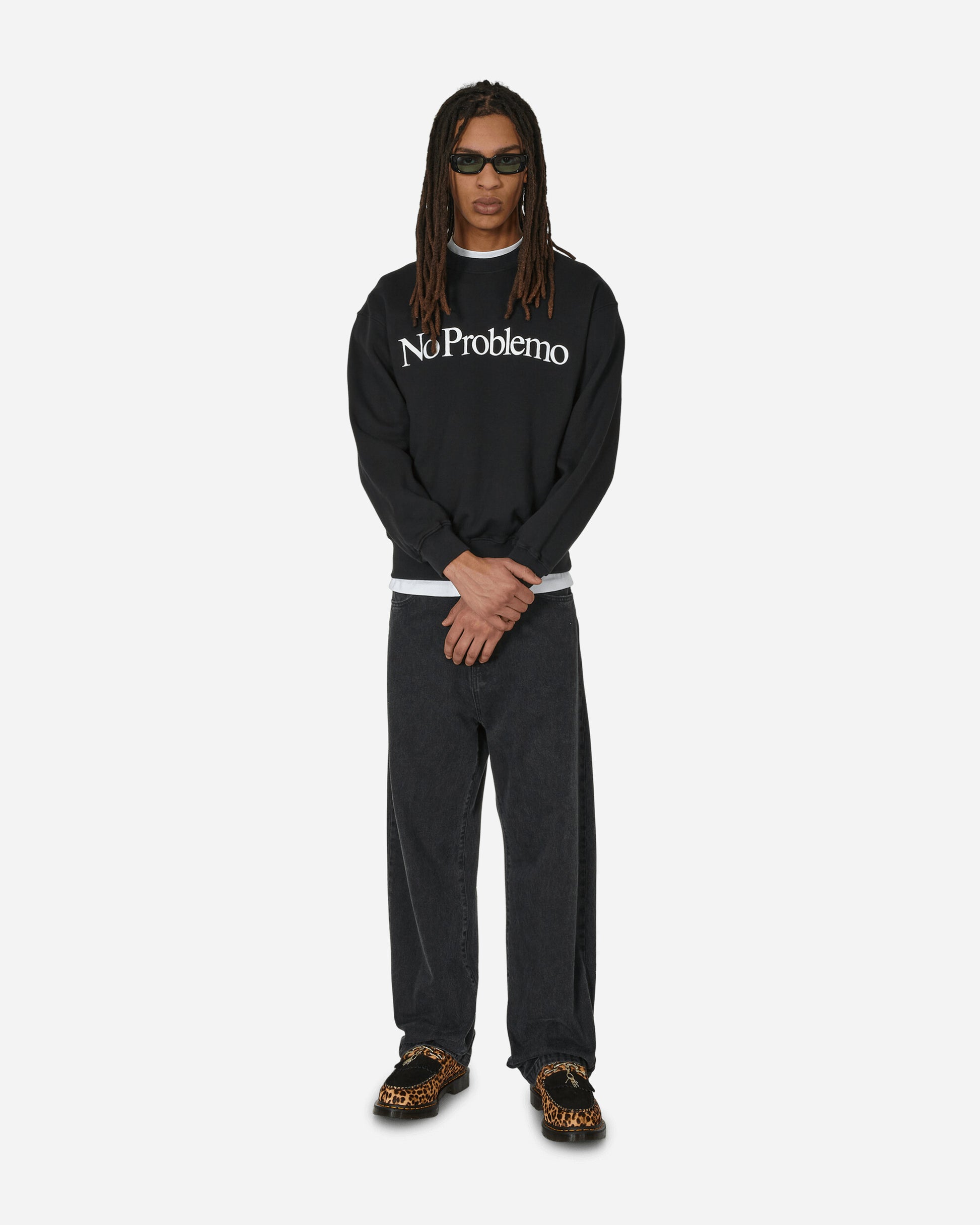 No Problemo No Problemo Sweatshirt Black Sweatshirts Crewneck NPAR20002 BLACK