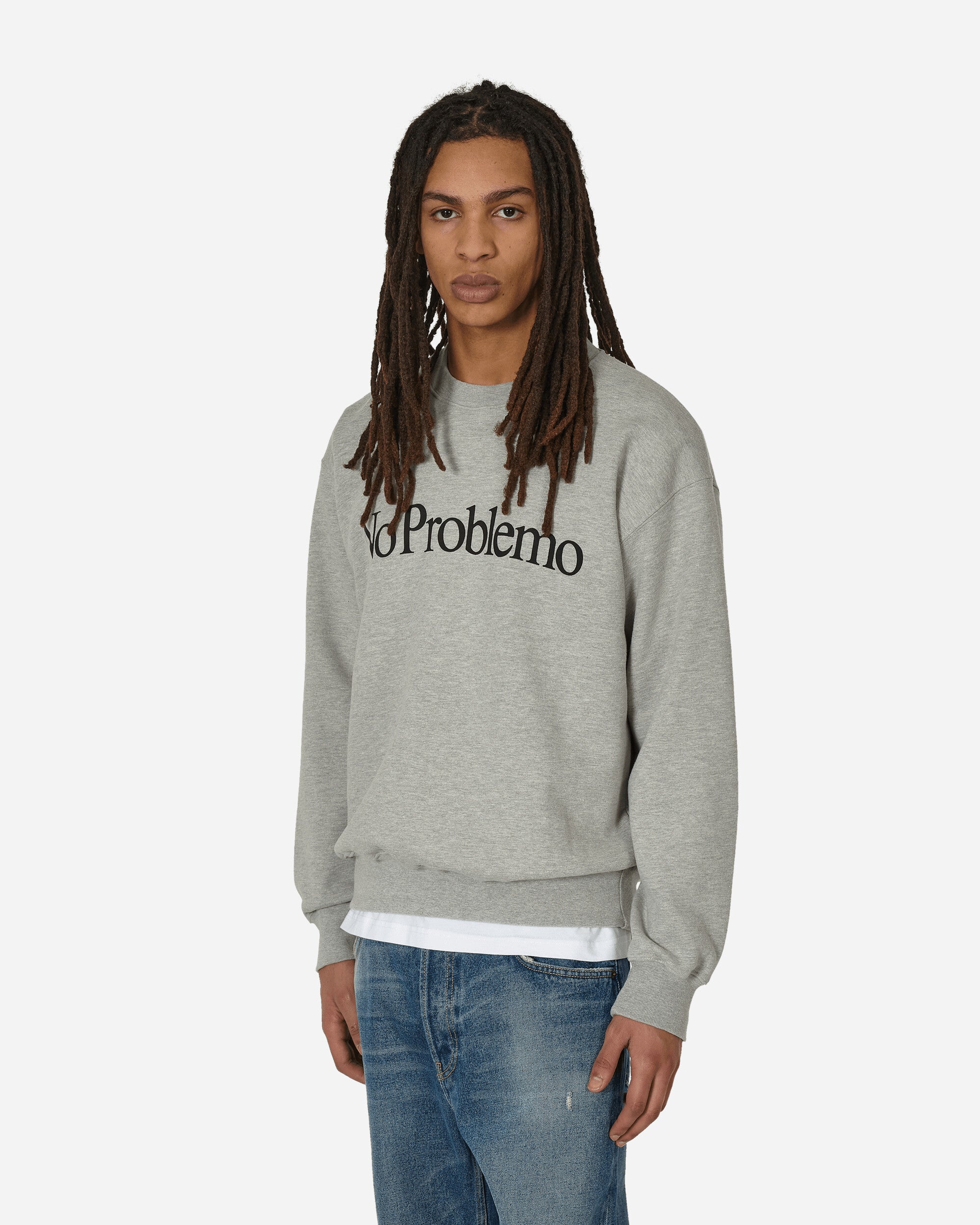 Logo Crewneck Sweatshirt Grey Marl