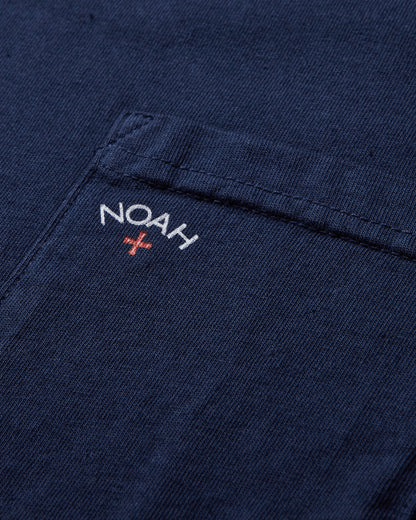 Noah Core Logo Pocket Tee Navy T-Shirts Shortsleeve PT1NOAH NVY