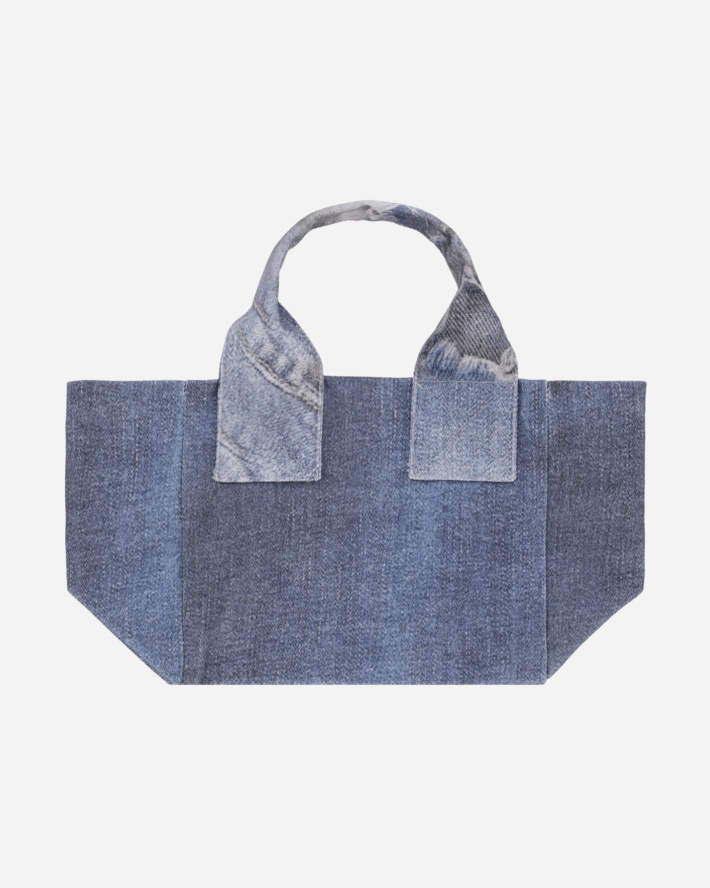 Ottolinger Wmns Denim Tote Bag Mini Denim Print Bags and Backpacks Shoulder Bags 128-900528-01 PRI