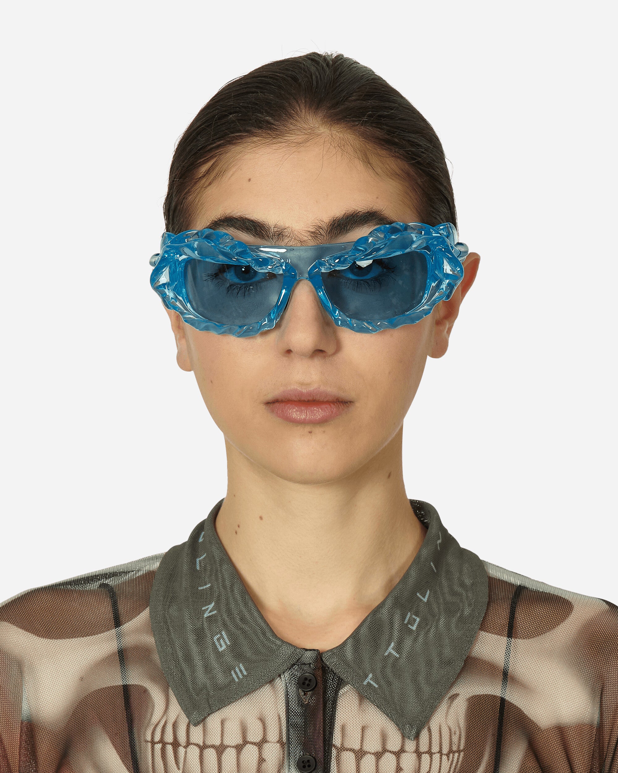 Ottolinger Wmns Twisted Sunglasses Light Blue Eyewear Sunglasses 2701127 LGTB