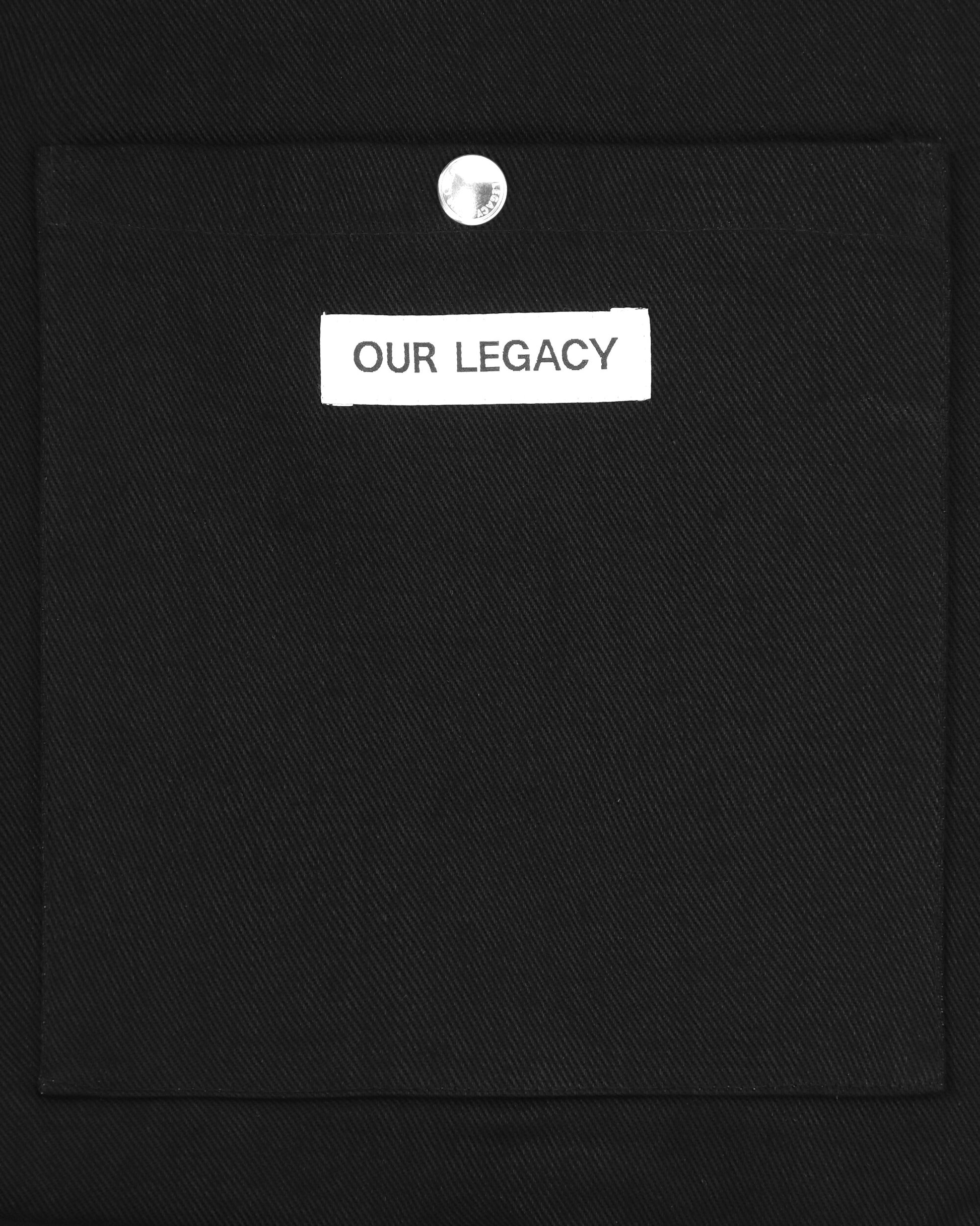 Our Legacy Sling Bag Washed Black Denim Bags and Backpacks Shoulder Bags A4218SBD 001