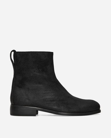 Our Legacy Michaelis Boot Waxy Black Suede Boots Biker Boots A4237MWB 1