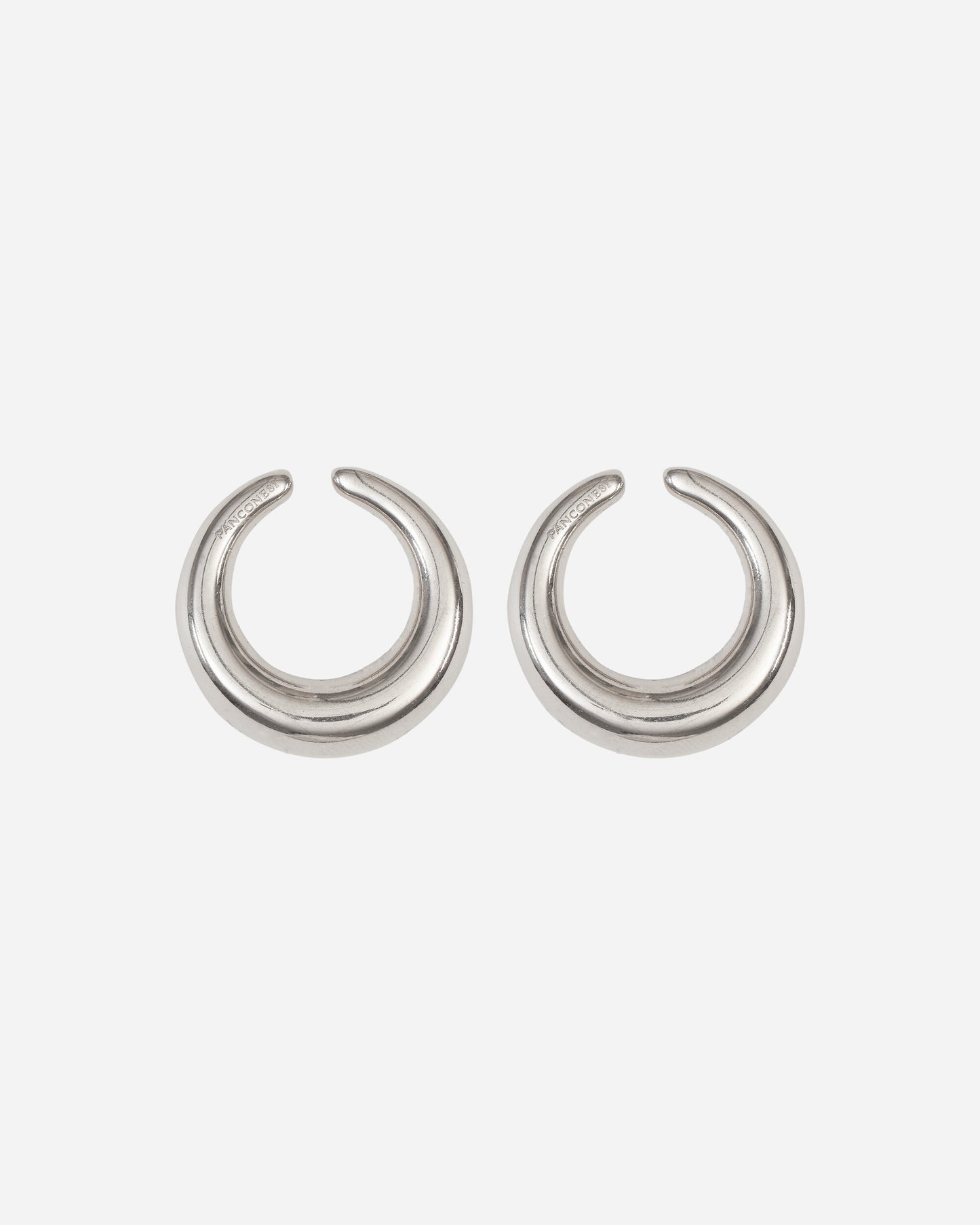 Panconesi Wmns Circle Cuffs Silver Jewellery Earrings EA044 S
