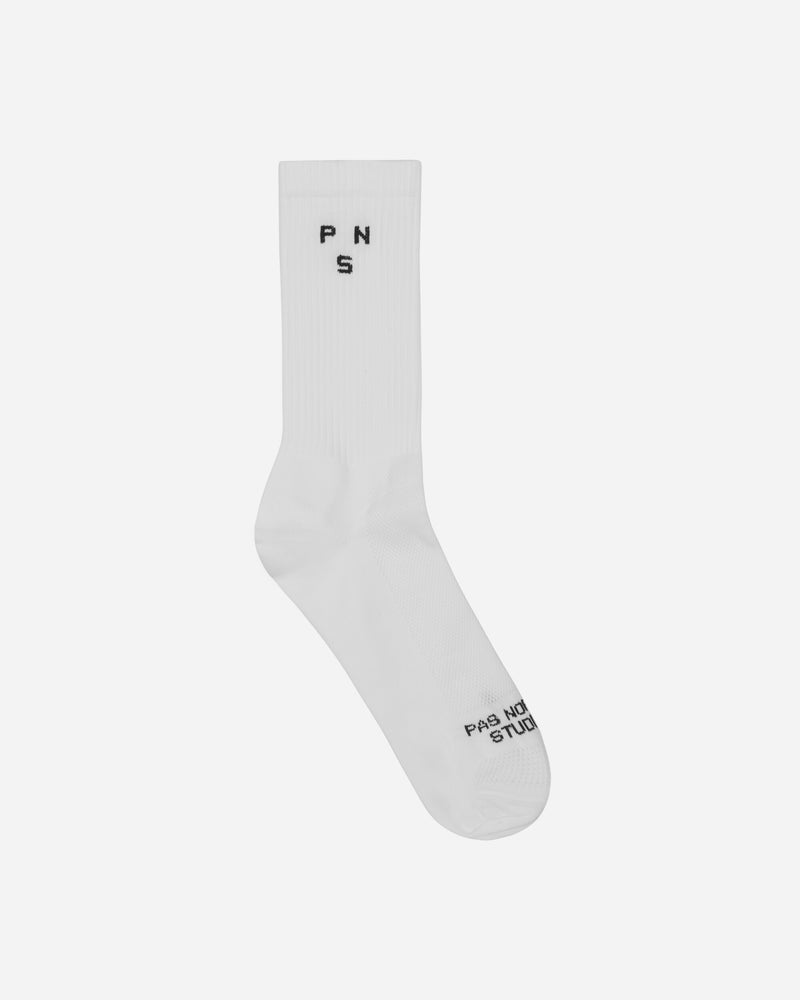 Off-Race Ribbed Socks White