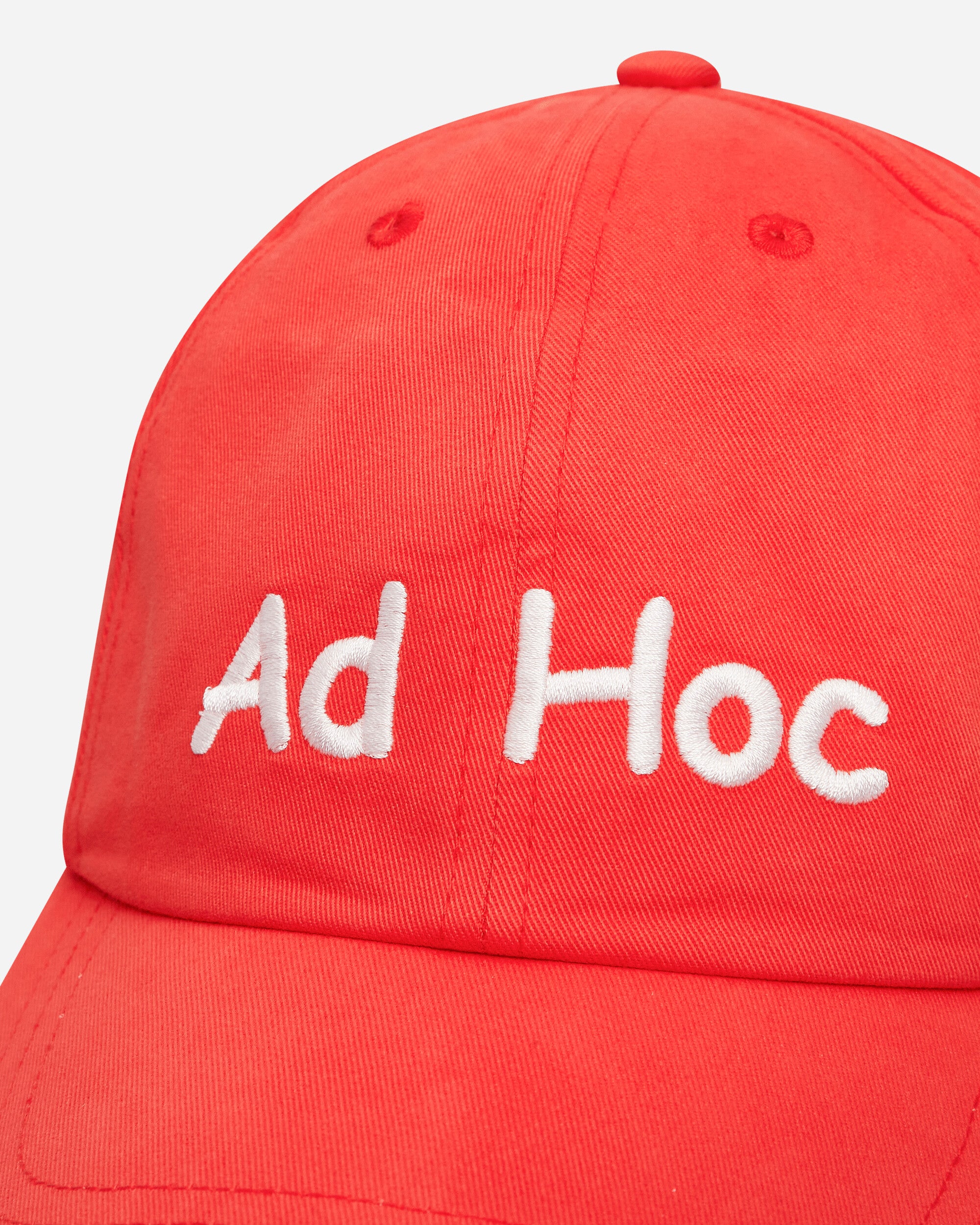 Public Possession "Ad Hoc" Cap Bright Red Hats Caps PPMODA24-019  1