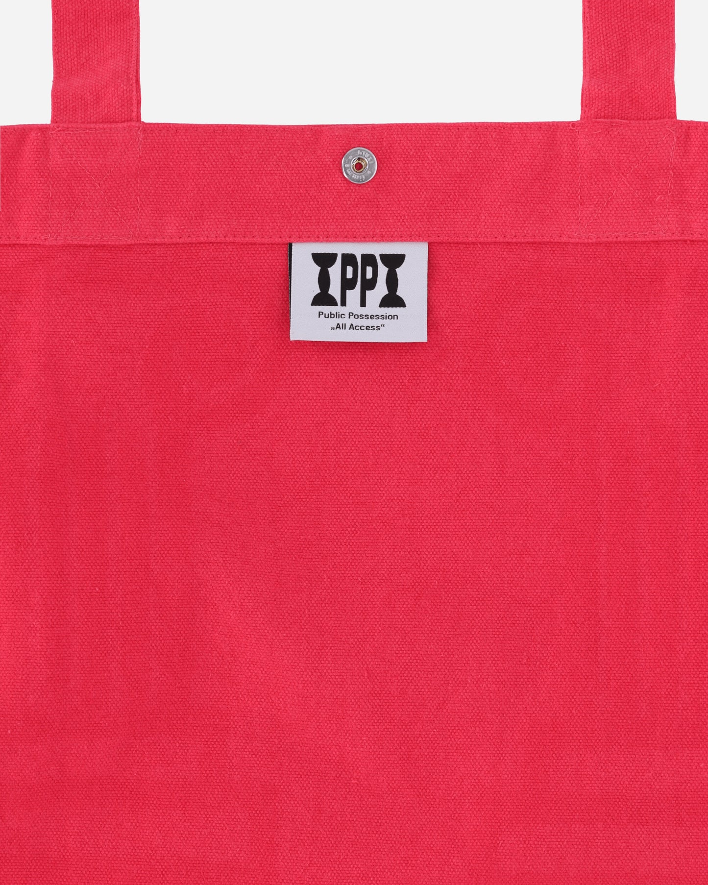 Public Possession Comedy and Rhythm Tote Bag Red Bags and Backpacks Tote Bags PPCOMEDYTOTE 001