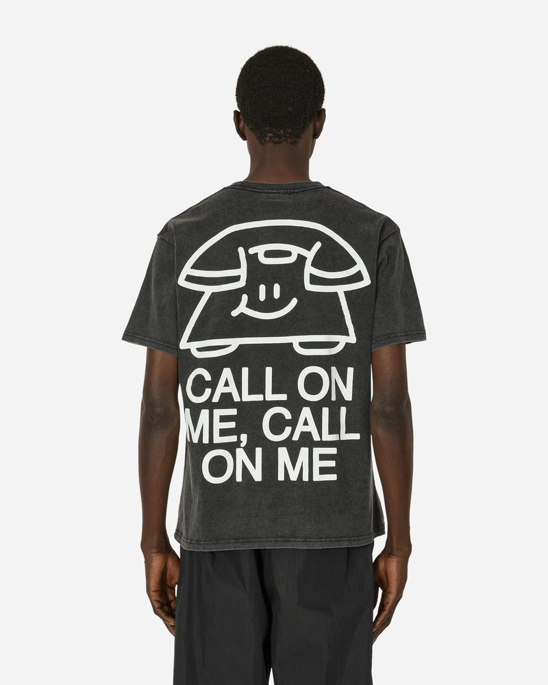Public Possession "Call On Me" T-Shirt Pebble Black T-Shirts Shortsleeve PPMODA24-002  1