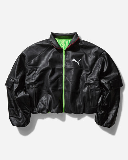 Puma Puma X A$Ap Rocky Pleather Jacket Puma Black Coats and Jackets Bomber Jackets 632480-01