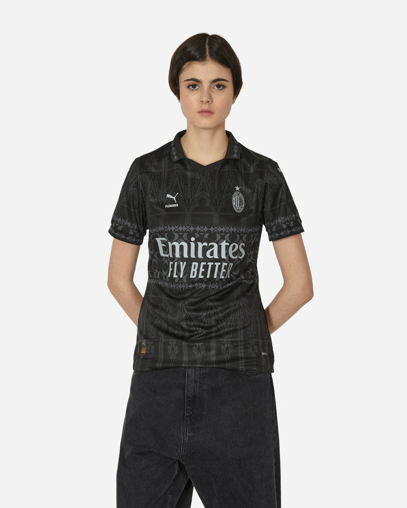 AC Milan x Pleasures Jersey T-Shirt Replica Black / Asphalt