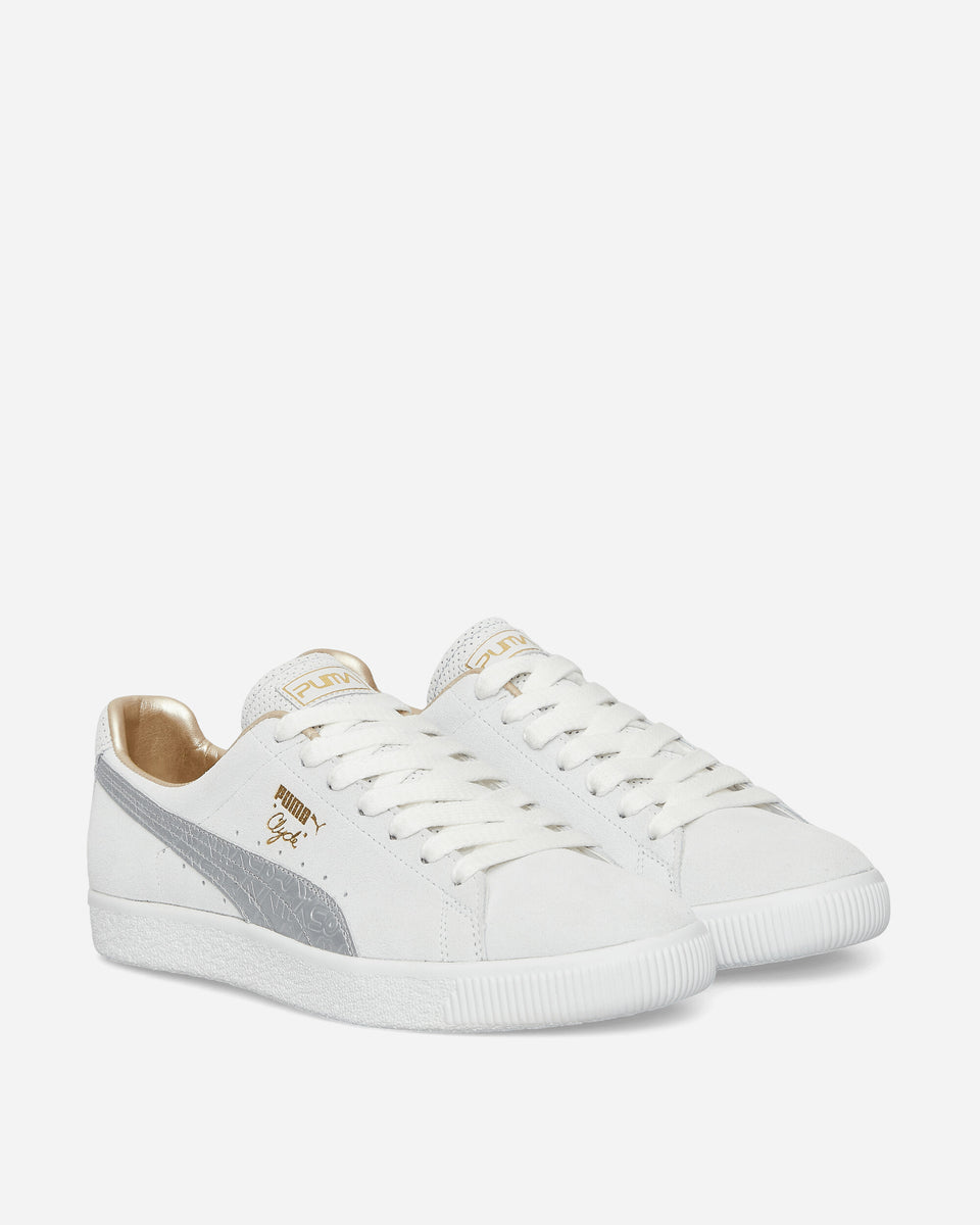 Puma Sorayama Clyde Sneakers White / Feather Grey - Slam Jam® Official ...
