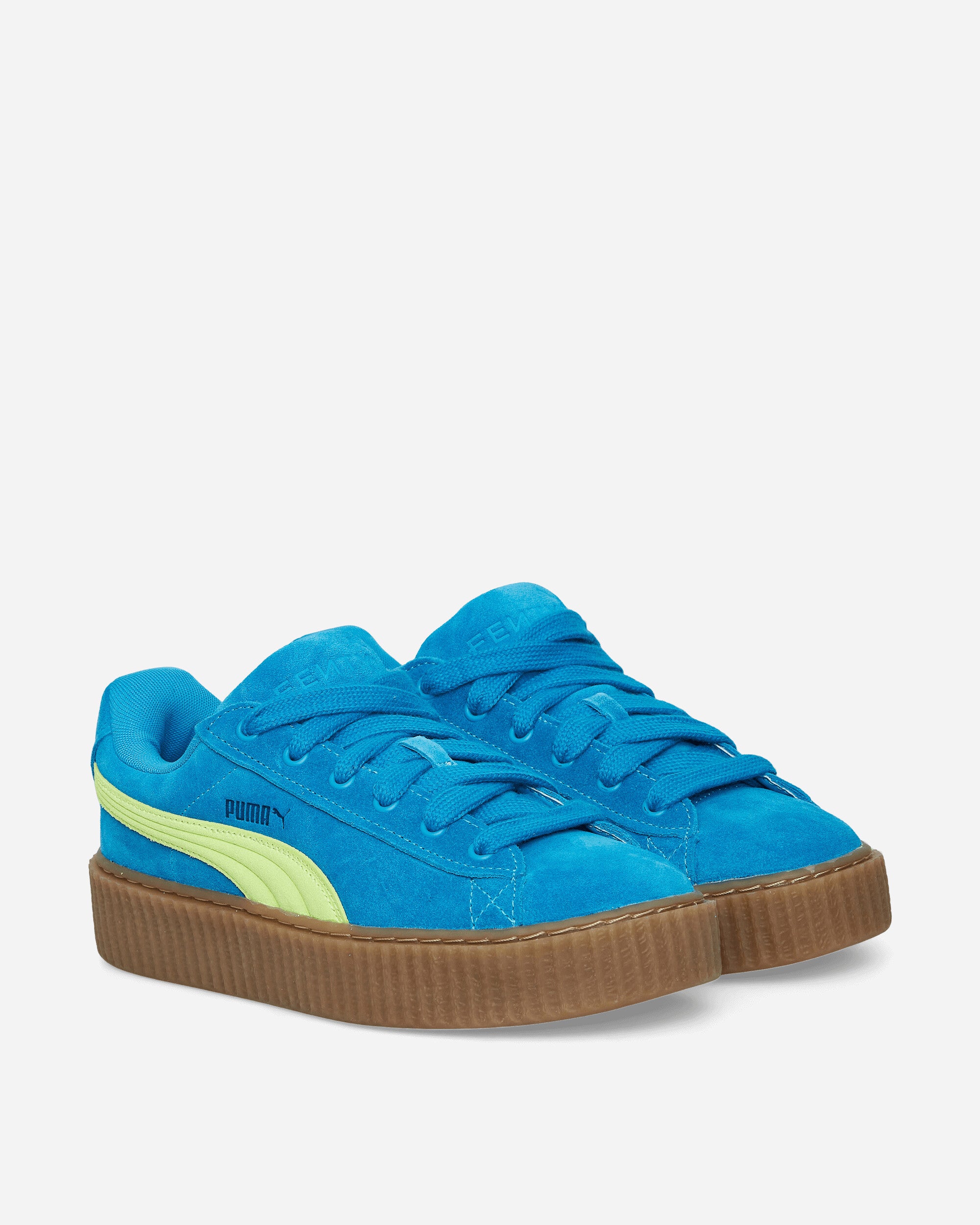 FENTY Creeper Phatty Sneakers Speed Blue / Lime Pow