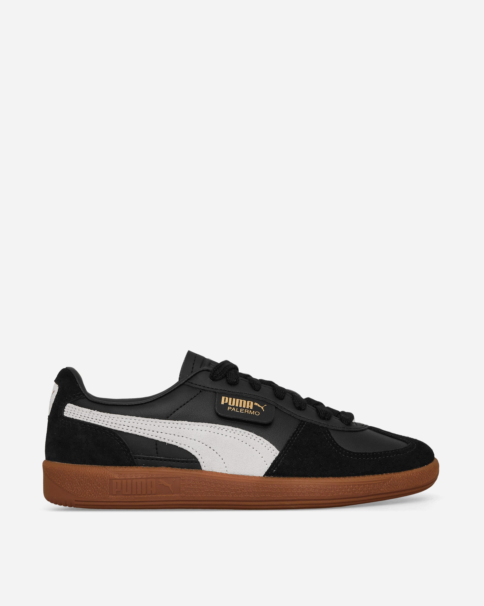 Puma Palermo Leather Sneakers Black / Feather Gray / Gum