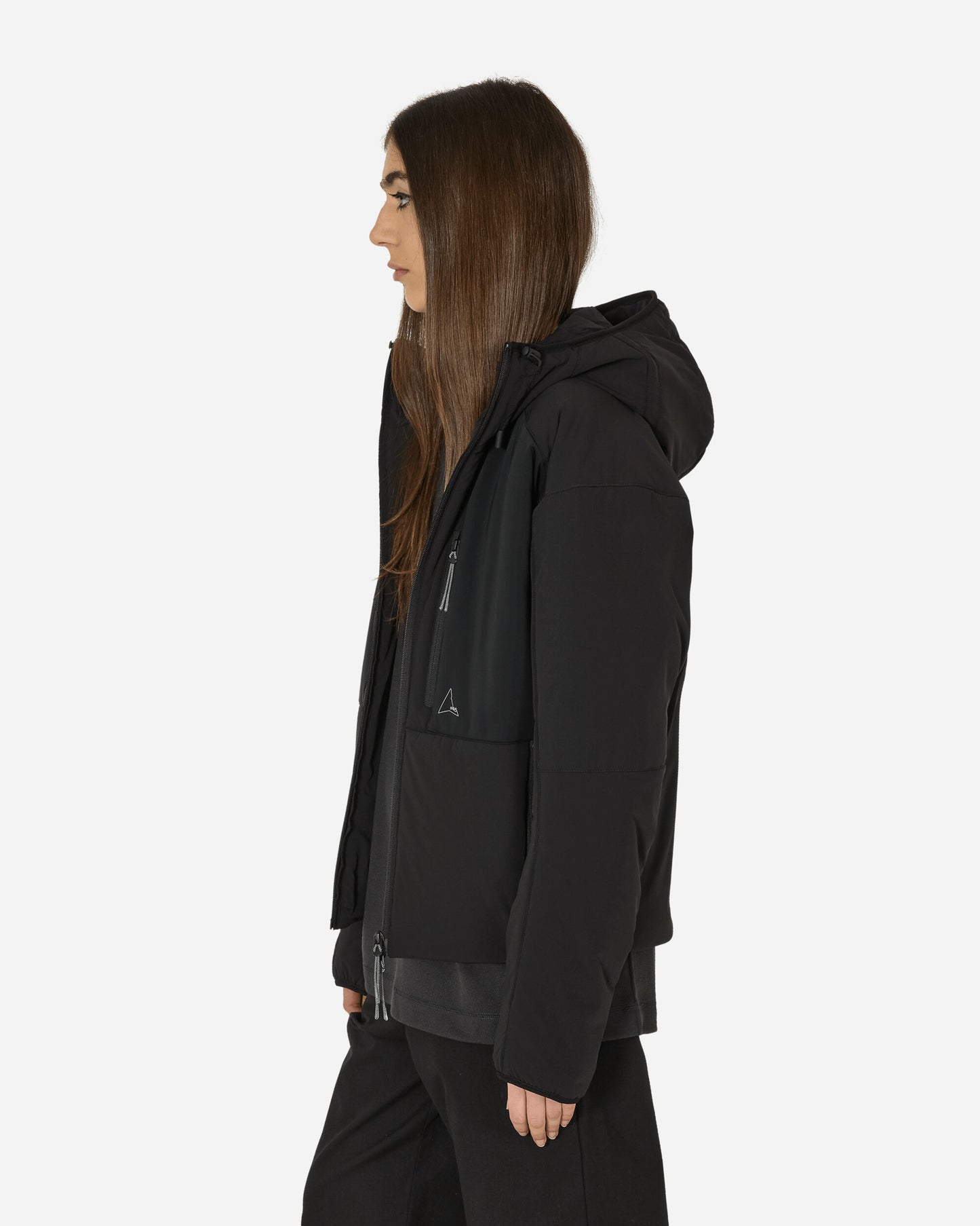 ROA Synthetic Jacket Stretch Black Coats and Jackets Down Jackets RBMW052FA34 BLK0001