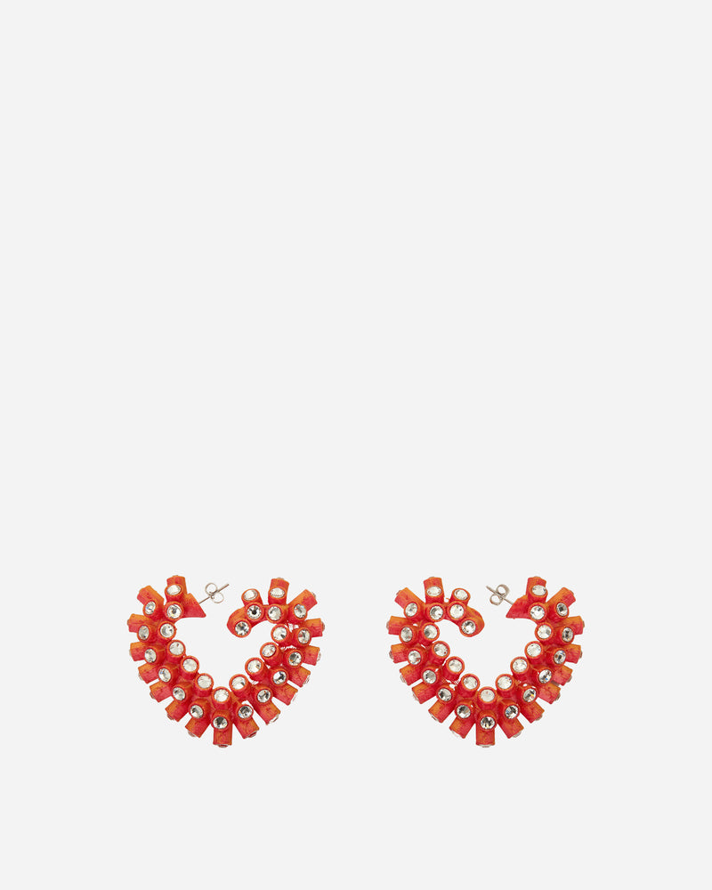 Small Bae Earrings Hoop Earrings Orange