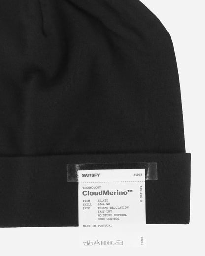 Satisfy Cloudmerino Beanie Black Hats Beanies 31003 BK