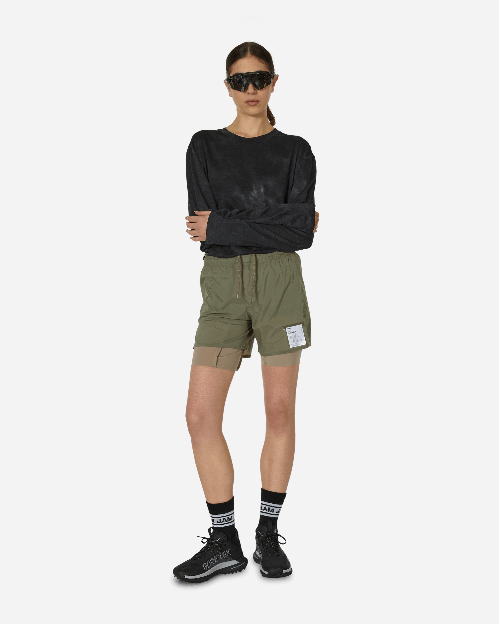 CloudMerino™ Longsleeve T‑Shirt Sun Bleach Black