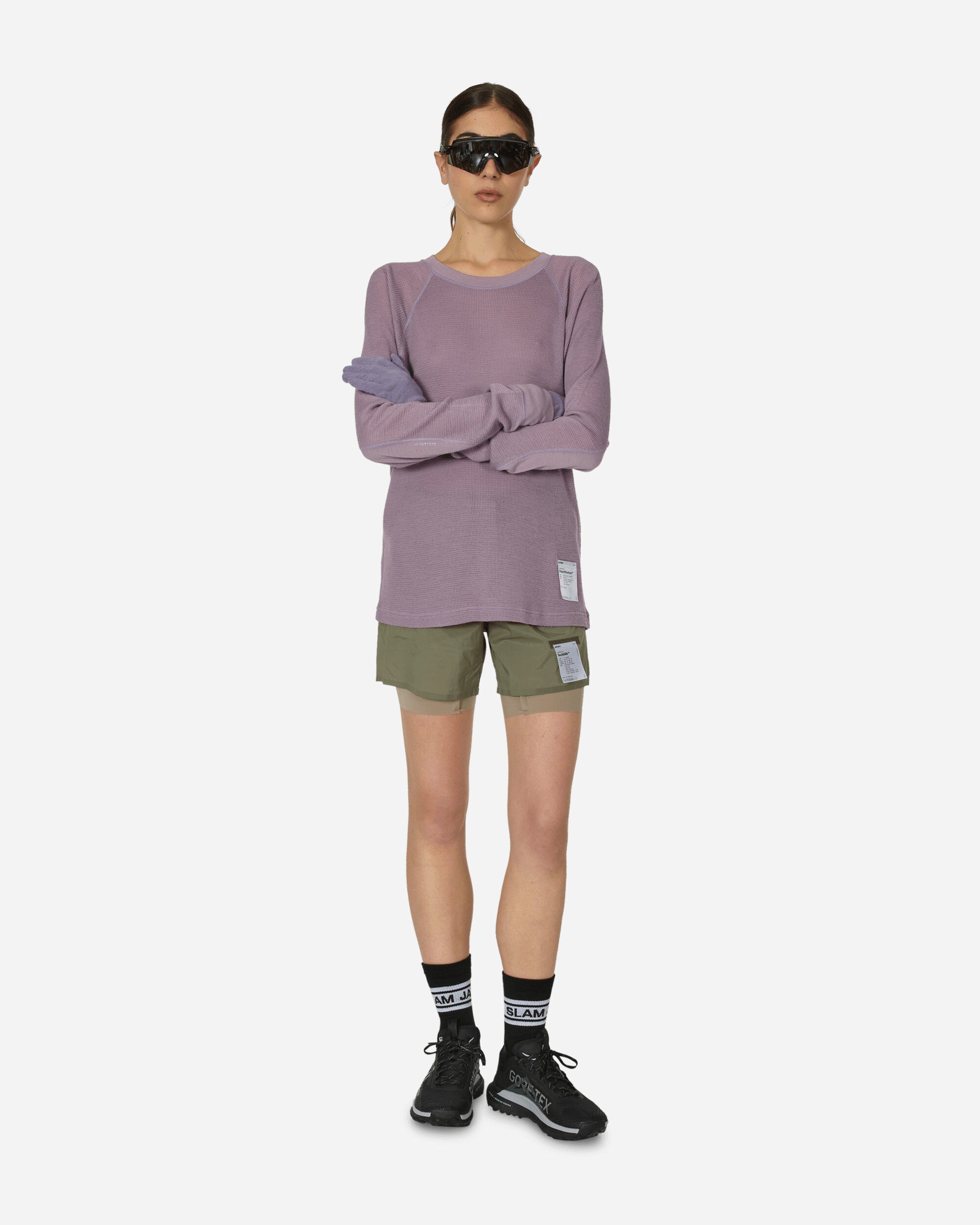 CloudMerino™ Waffle Base Layer Longsleeve T-Shirt Dusk