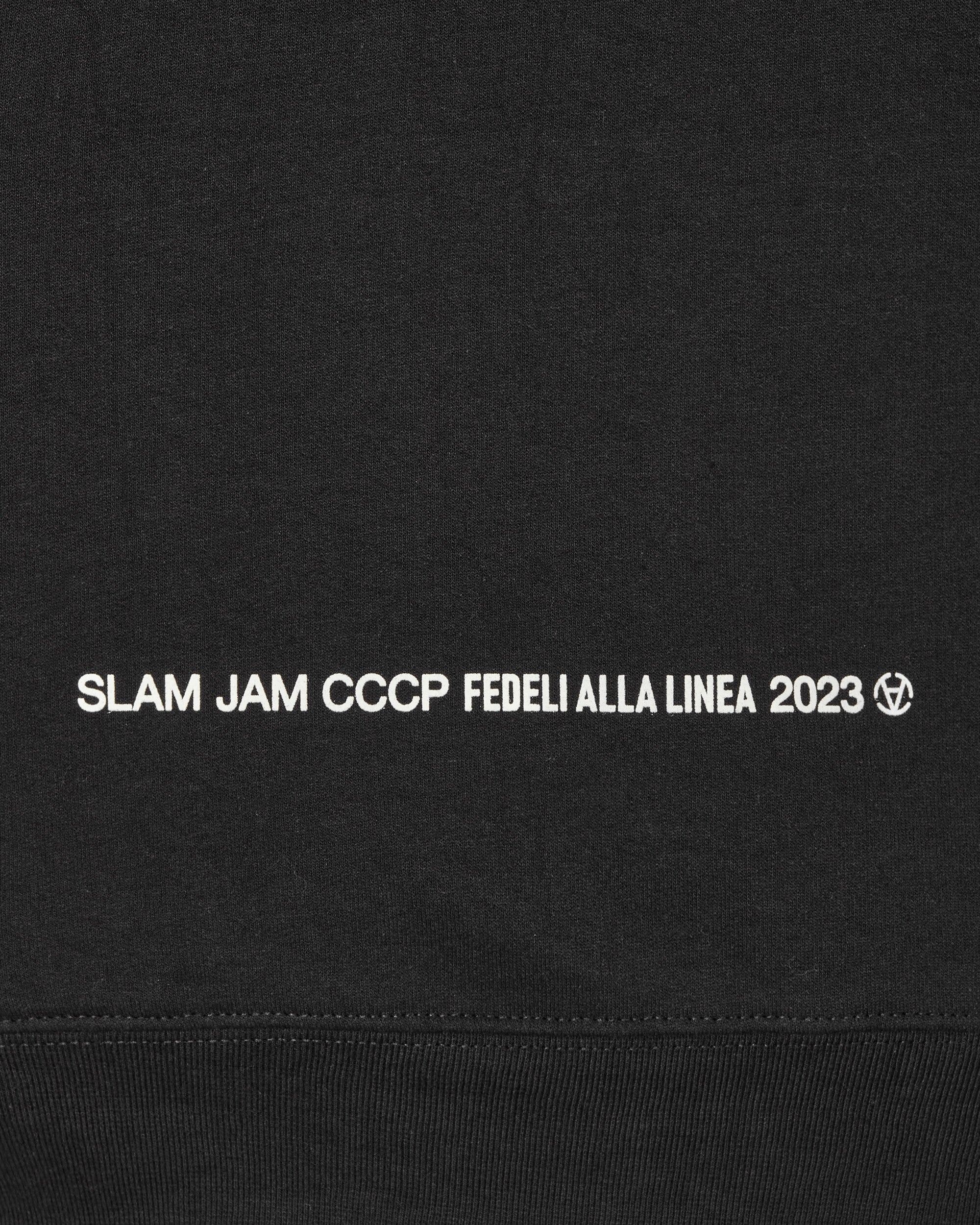 Slam Jam Fedeli Alla Linea 1984-2024 Hoodie Black Sweatshirts Hoodies BBMW035JY30 BLK0001