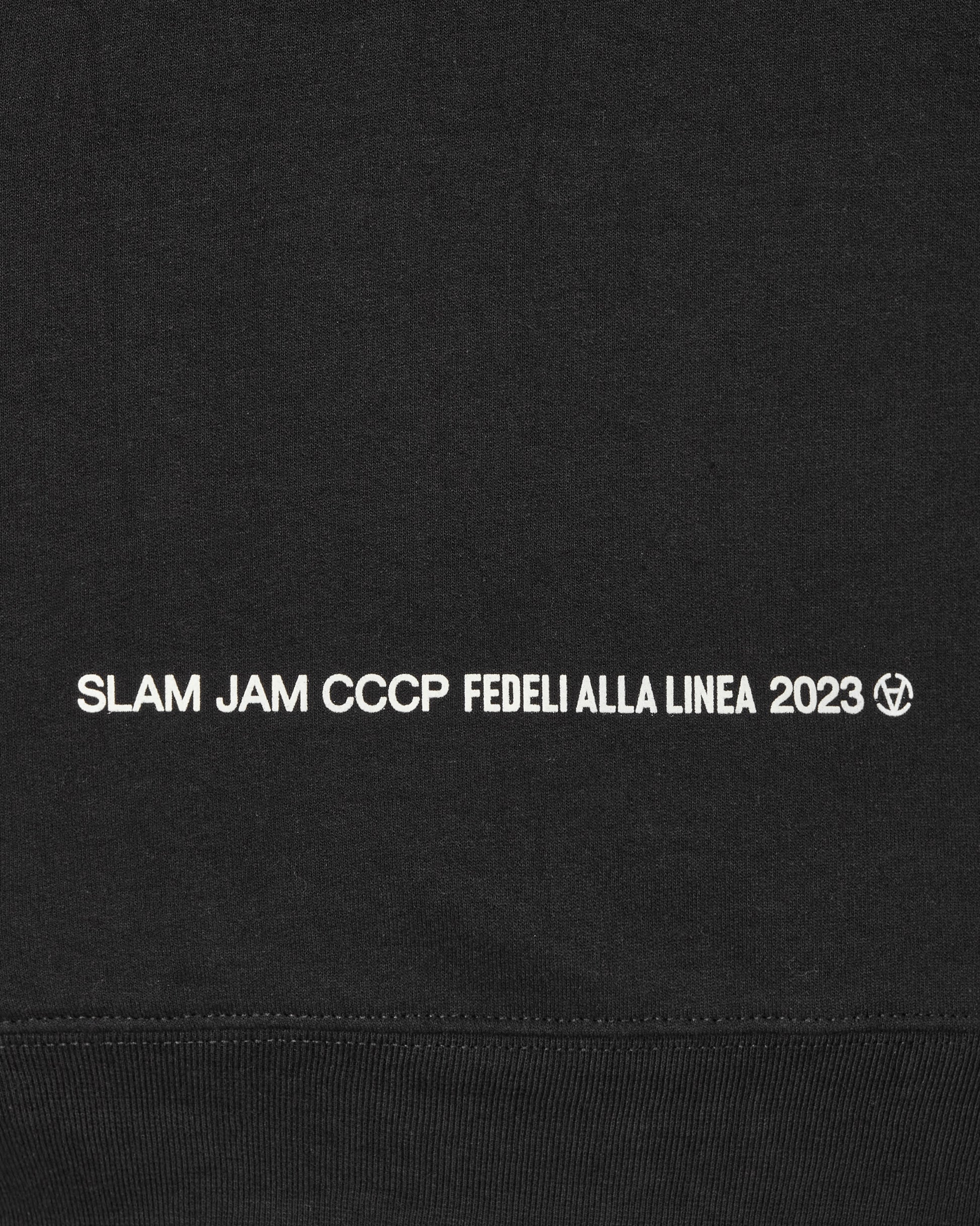 Slam Jam Fedeli Alla Linea 1984-2024 Hoodie Black Sweatshirts Hoodies BBMW035JY30 BLK0001