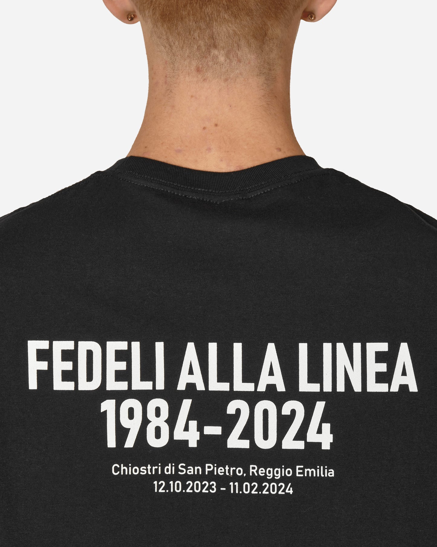 Slam Jam Fedeli Alla Linea 1984-2024 Tee Black T-Shirts Shortsleeve BBMW034JY29 BLK0001