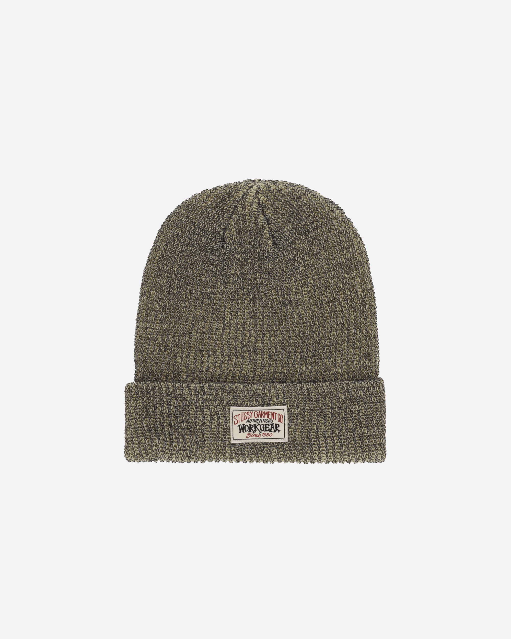 Stüssy Cuff Beanie Reflective Khaki Hats Beanies 1321223SJ 1007