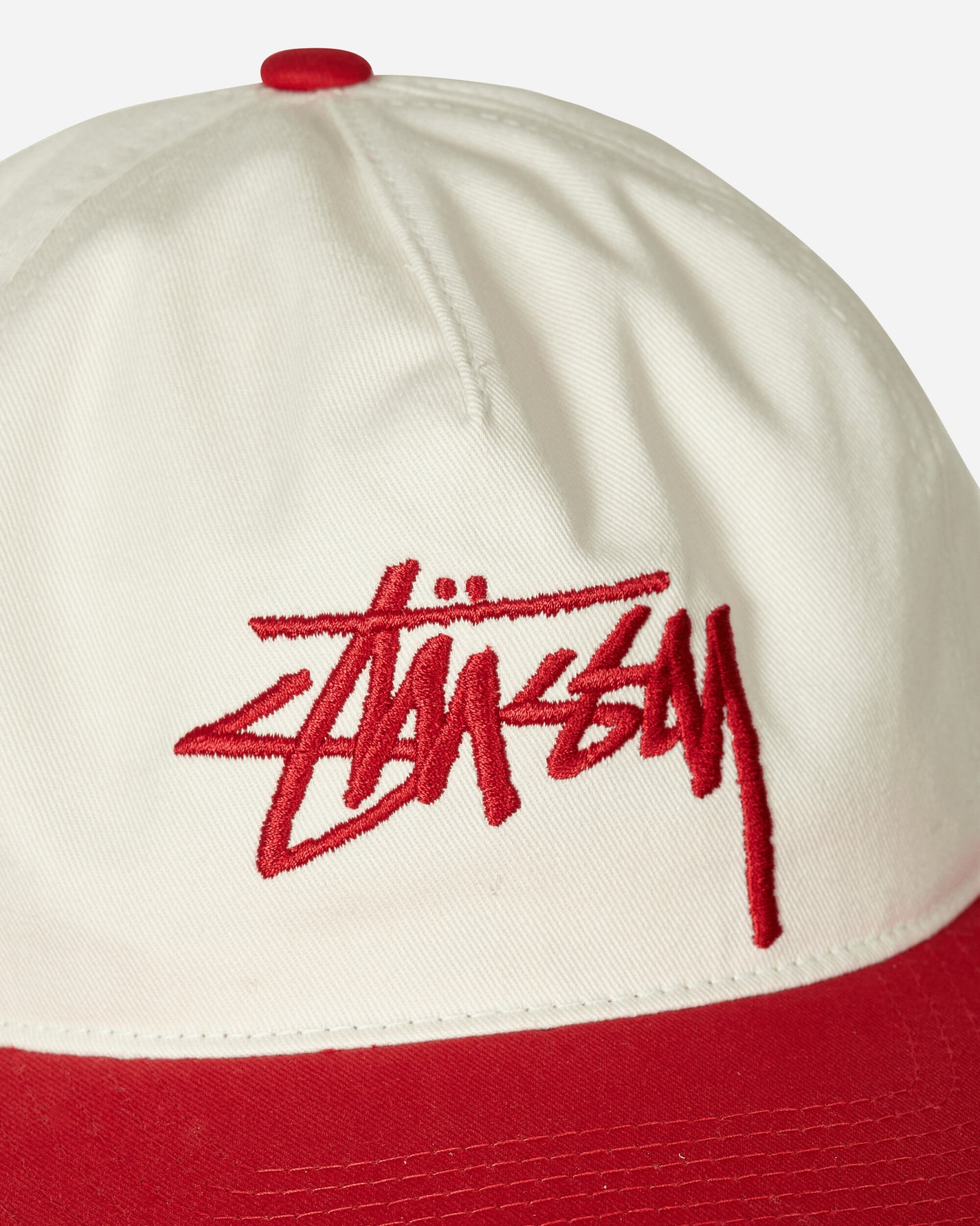 Stüssy Big Stock Cap Cardinal Hats Caps 1321211 0618