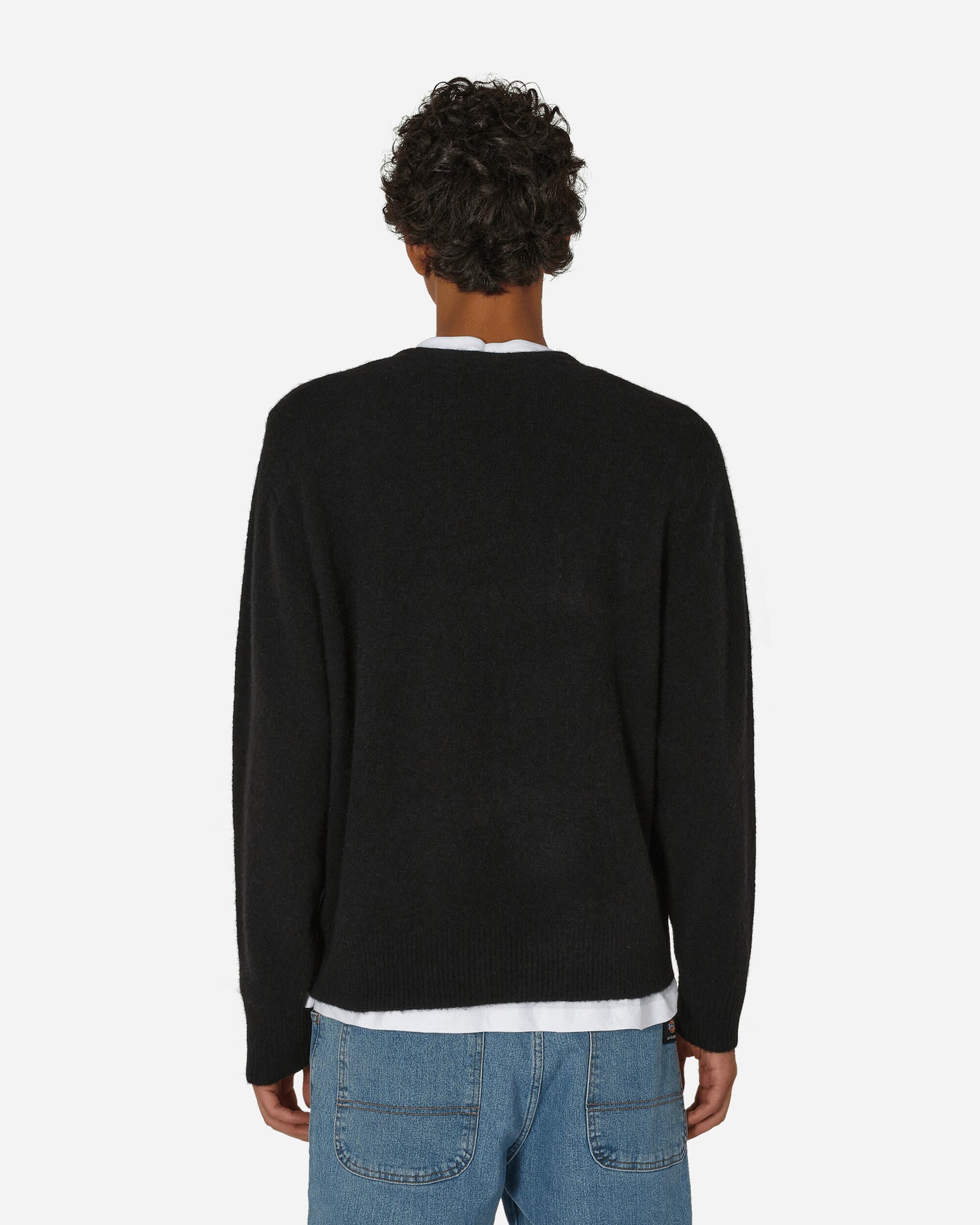 Stüssy Brushed Cardigan Black Knitwears Cardigans 117207 BLAC