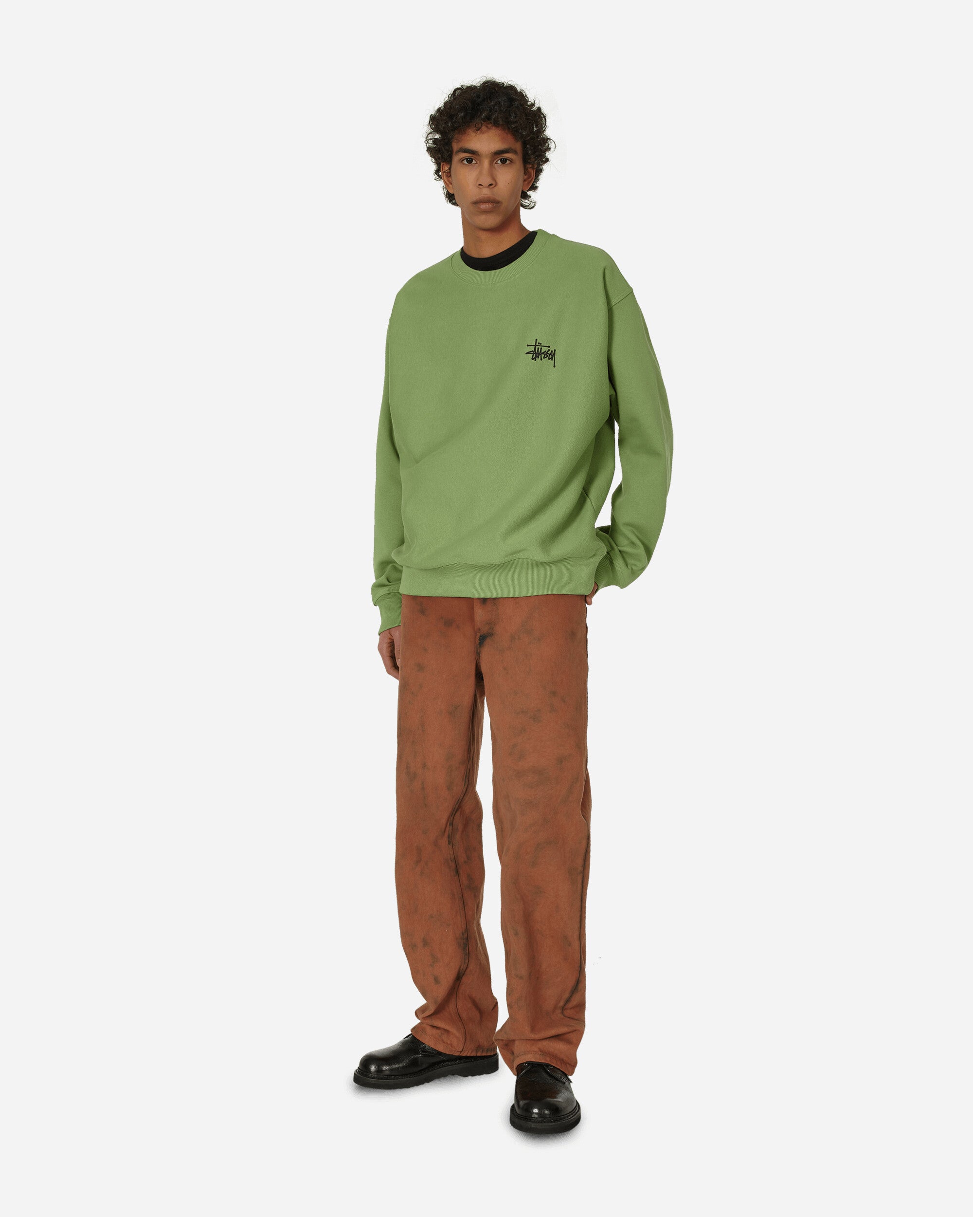 Basic Crewneck Sweatshirt Moss