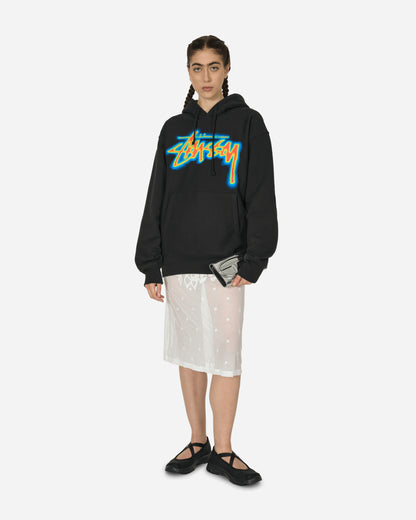 Stüssy Thermal Stock Hood Black Sweatshirts Hoodies 1925023 0001