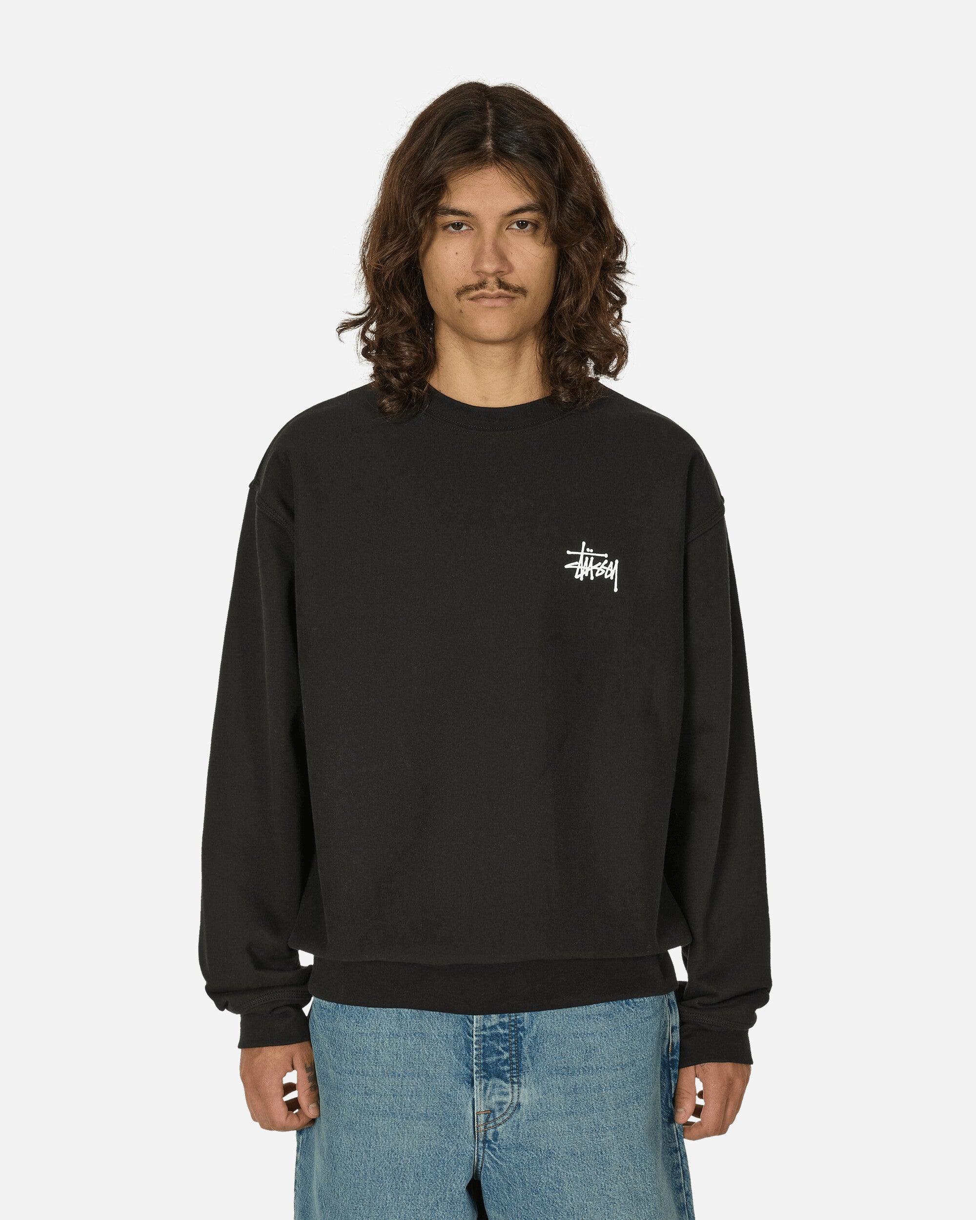 Basic Crewneck Sweatshirt Black – Slam Jam