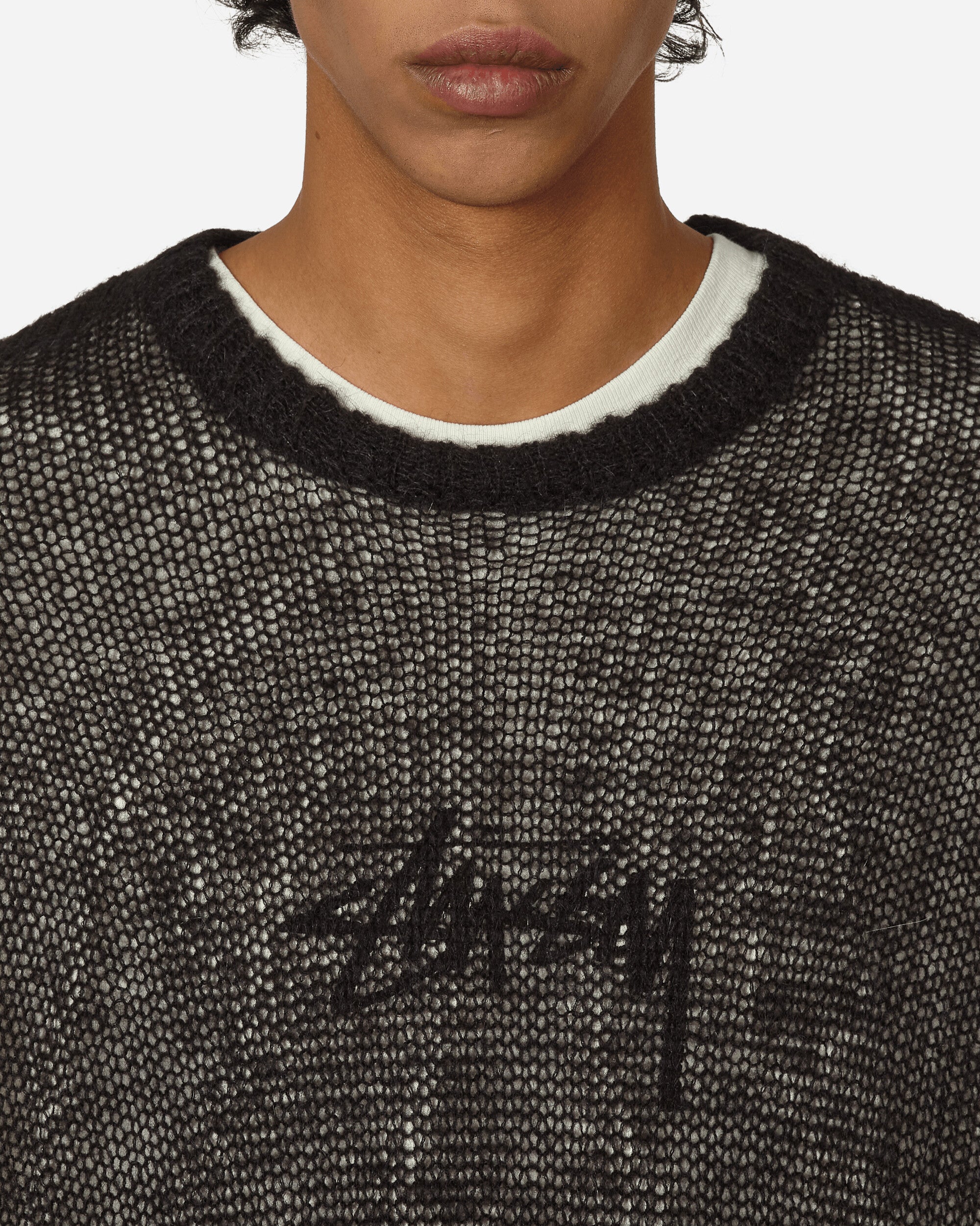 Stüssy S Loose Knit Sweater Black Knitwears Sweaters 117205 BLAC