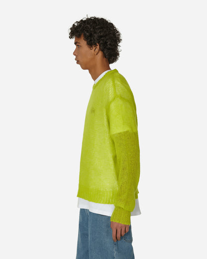 Stüssy S Loose Knit Sweater Lime Knitwears Sweaters 117205 LIME
