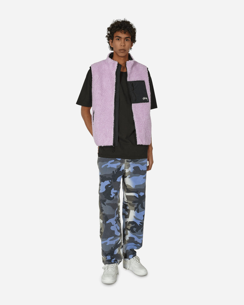 Sherpa Reversible Vest Lavender