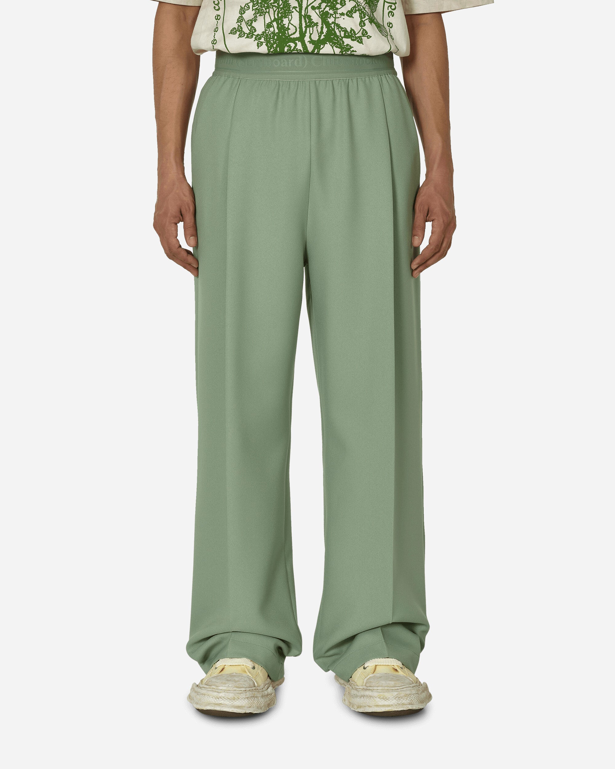 Relaxed Fit Trousers Green
