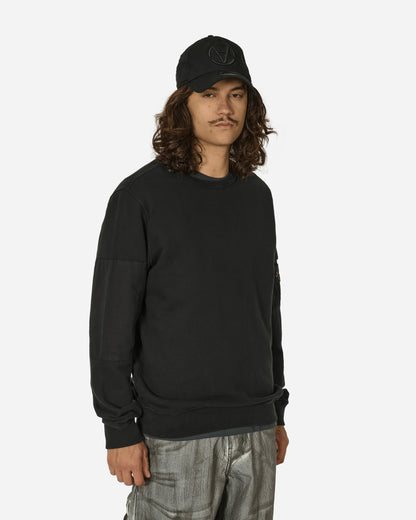 Stone Island Arm Pocket Sweatshirt Black Sweatshirts Crewneck 811563920 V0029